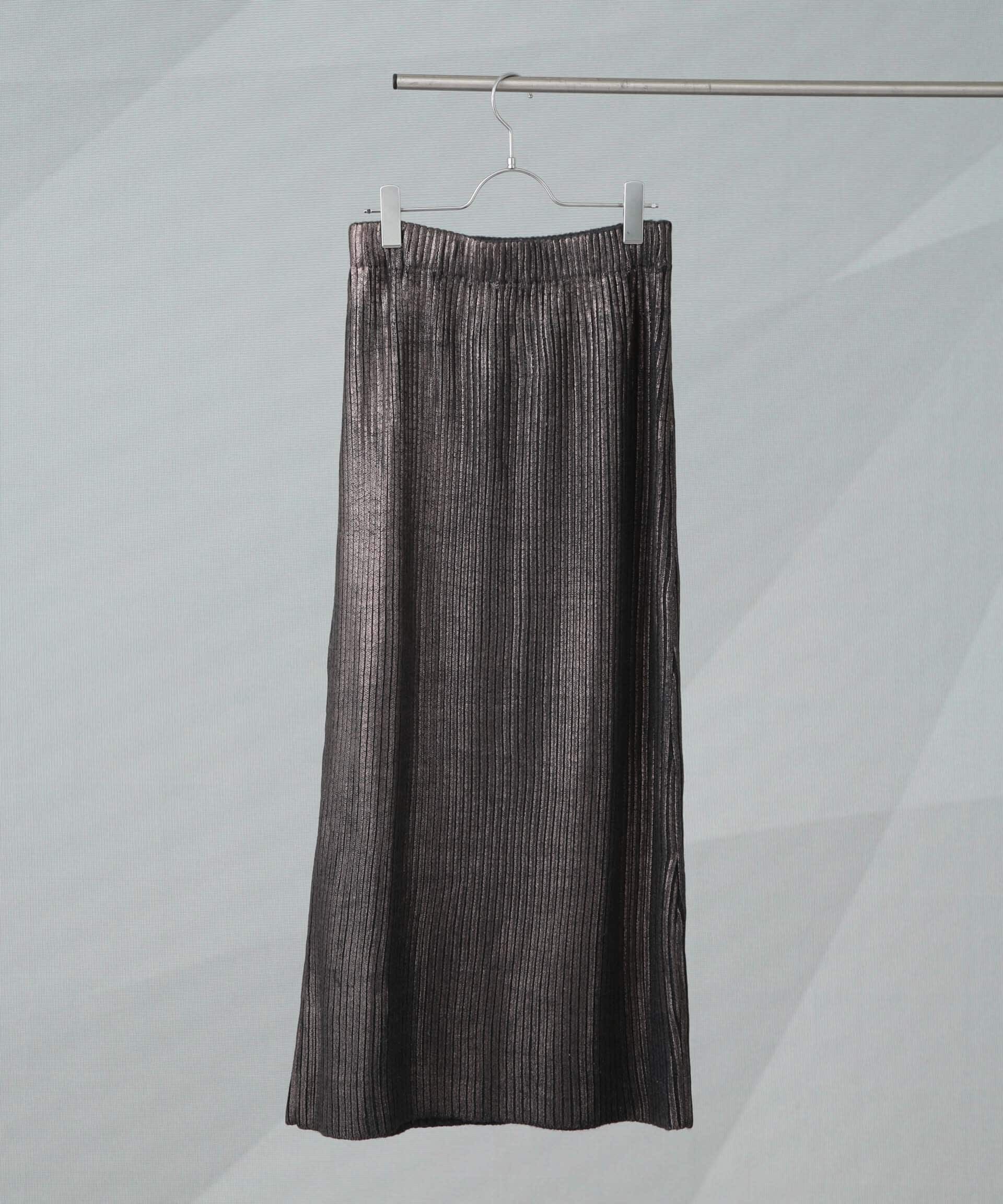 nano･universe「LOGAN/Foil スカート」|スカート|