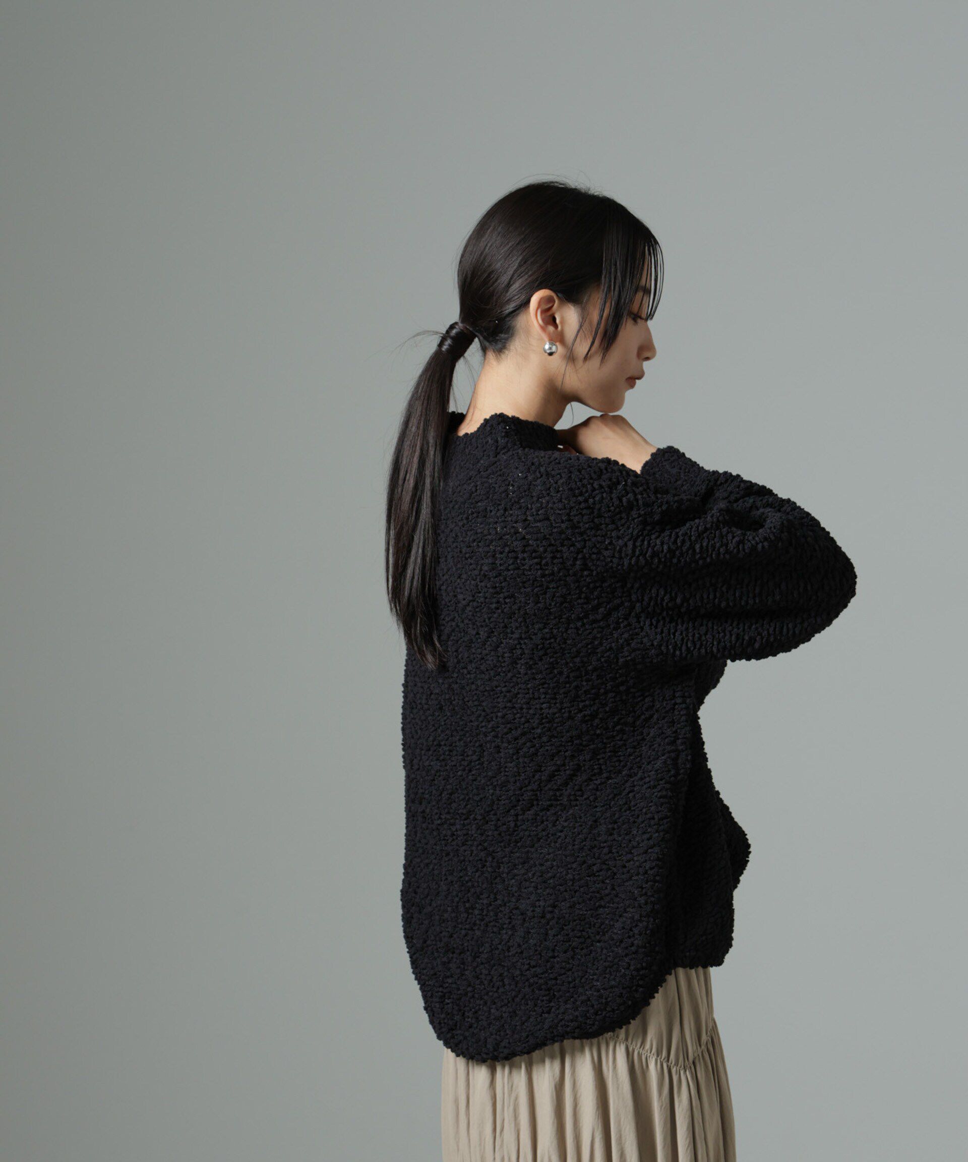 nano･universe「スラブテープボトルネックニット」|ニット・セーター|