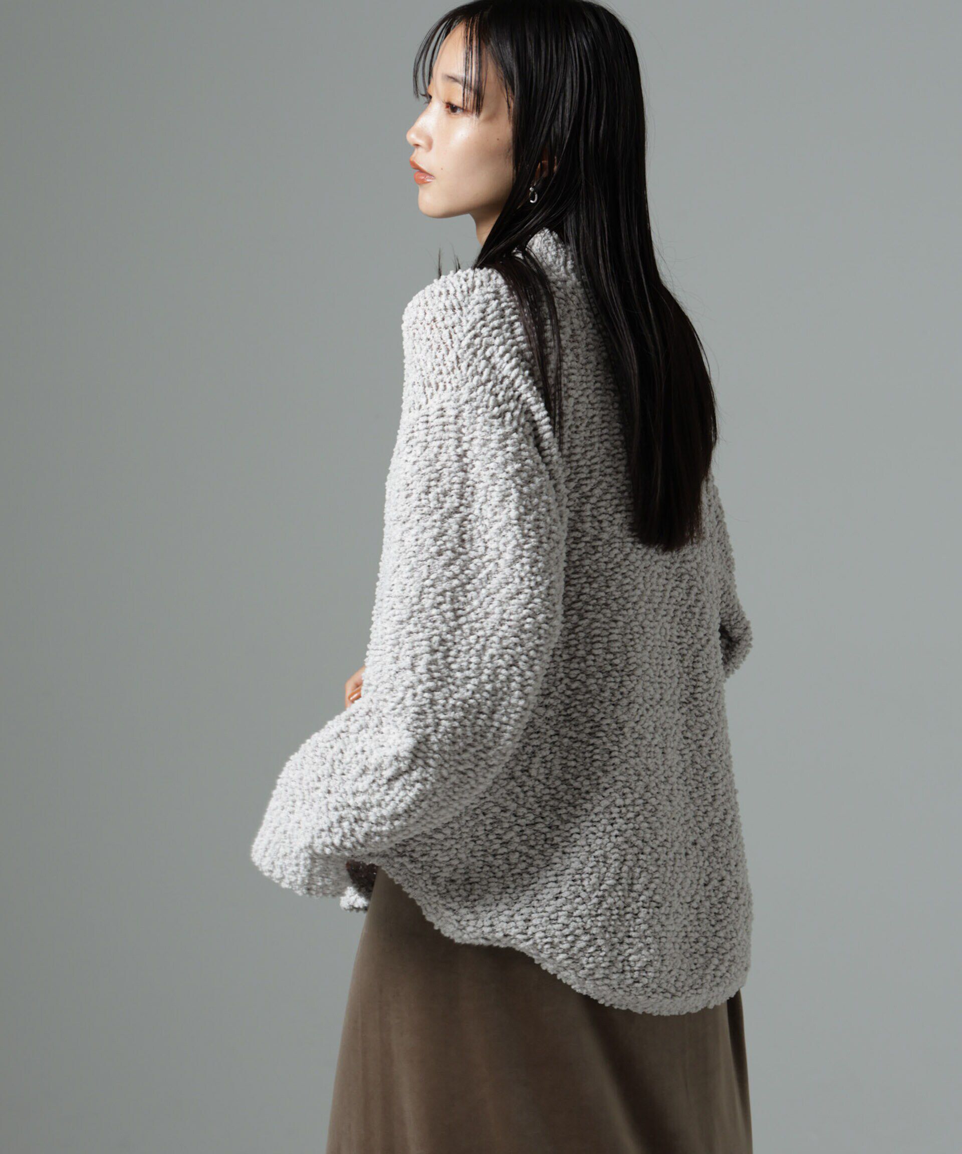 nano･universe「スラブテープボトルネックニット」|ニット・セーター|