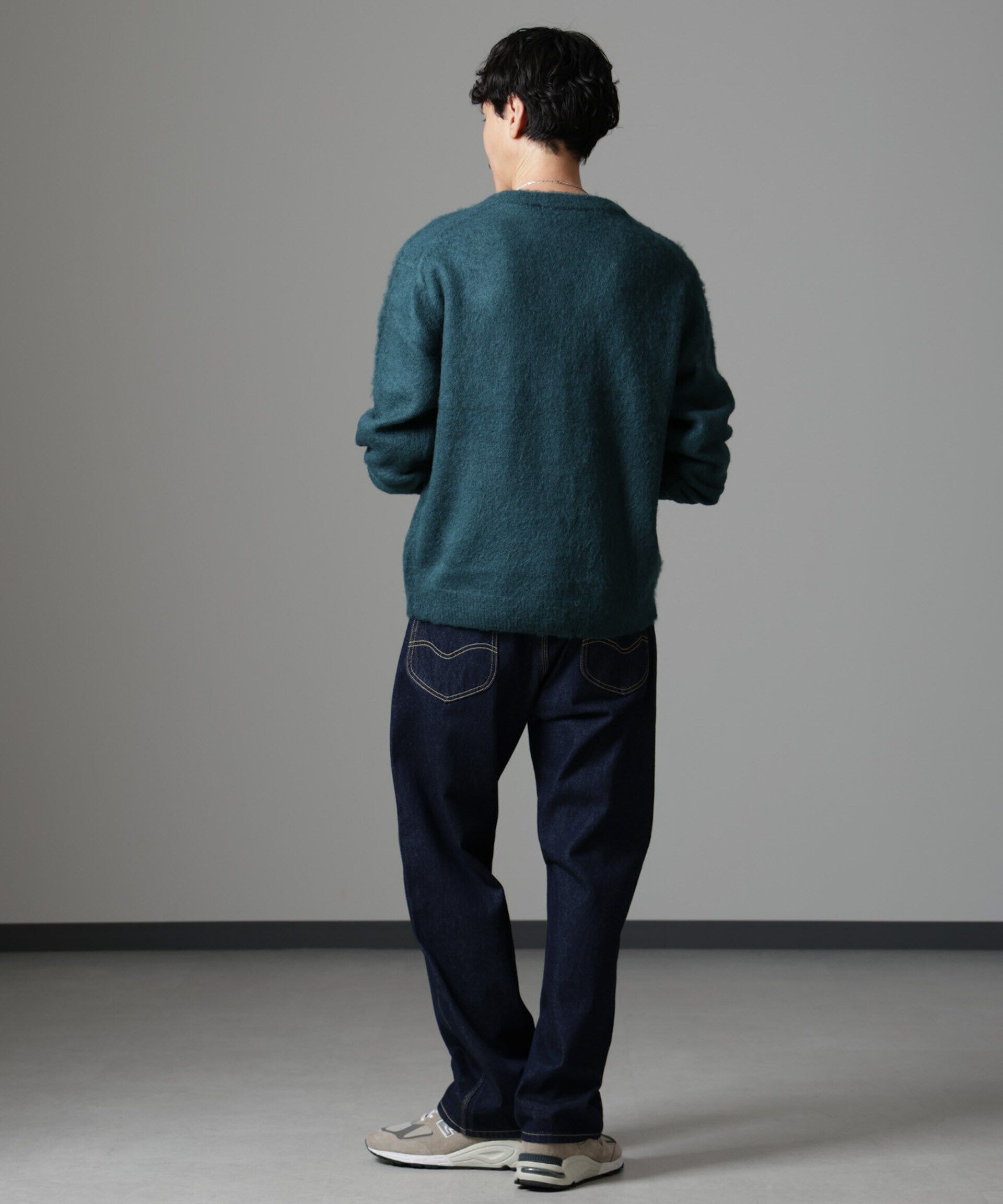 nano･universe「モヘヤブレンド起毛Vネックニット」|ニット・セーター|