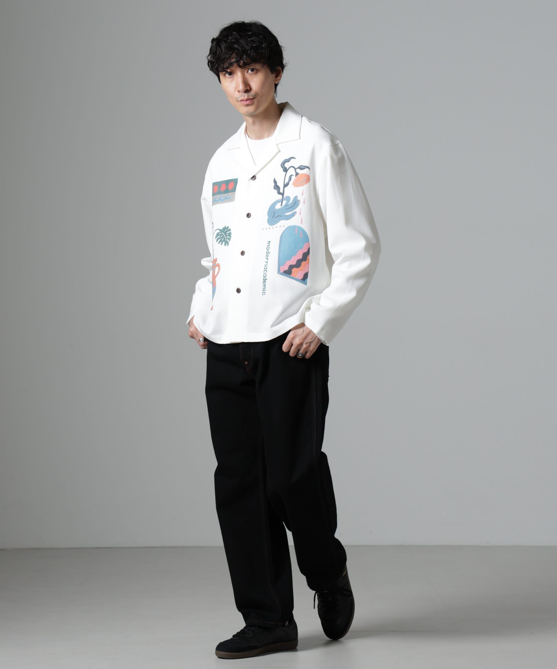 nano･universe「｢Toyameg｣modern academic オールインプリントブルゾン」|シャツ・ブラウス|