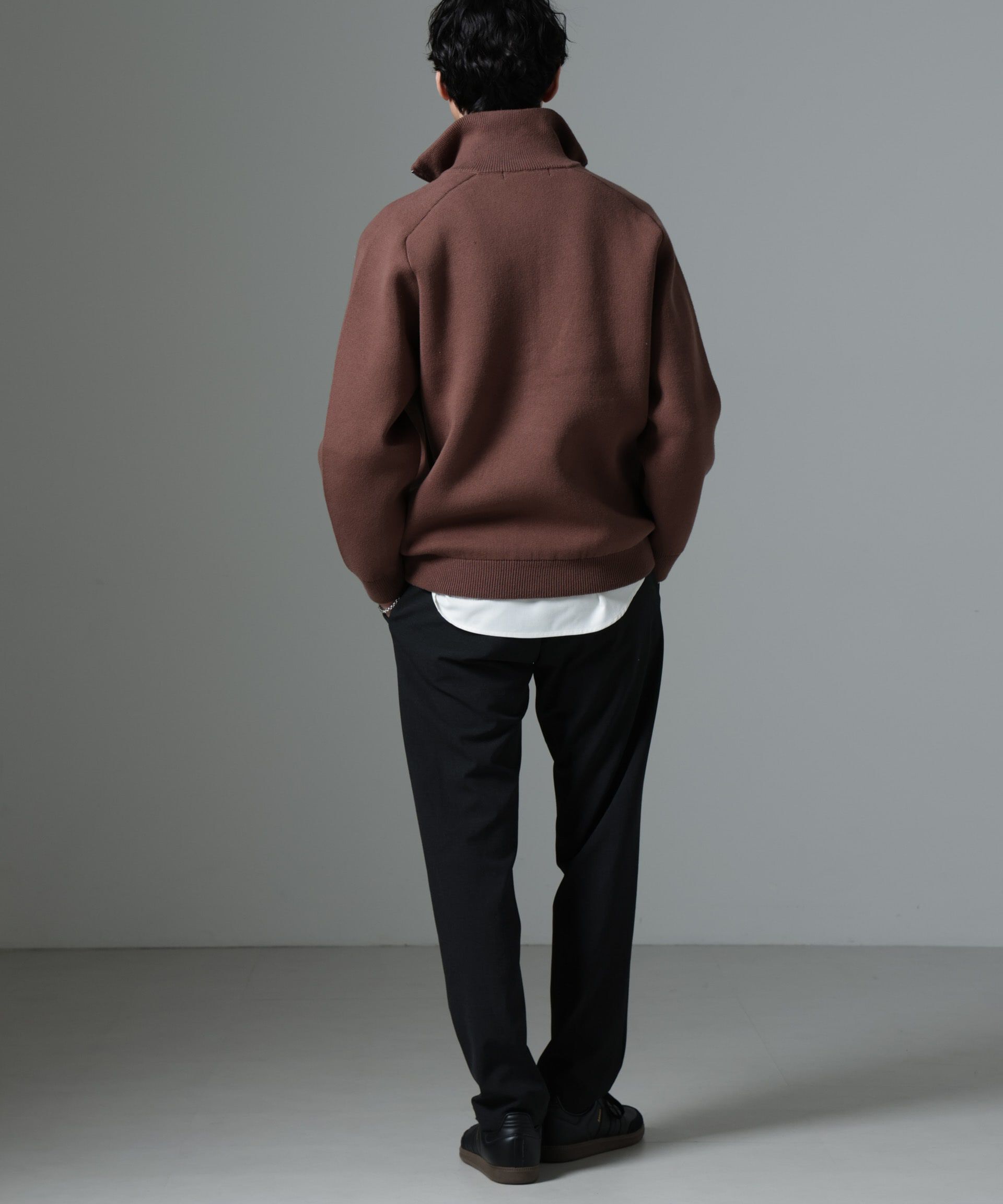 nano･universe「サイドリブストレッチイージーパンツ」|チノ|