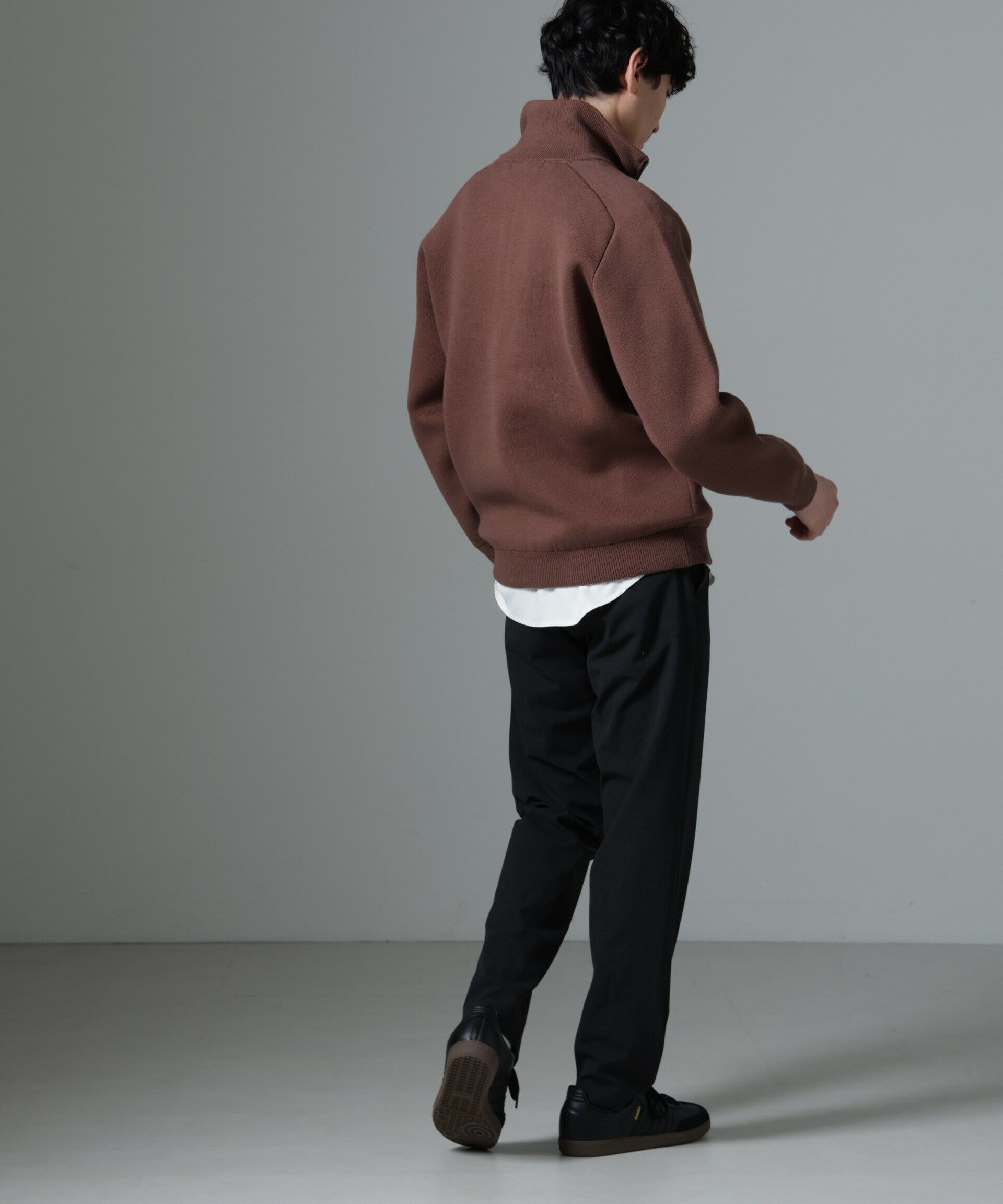 nano･universe「サイドリブストレッチイージーパンツ」|チノ|