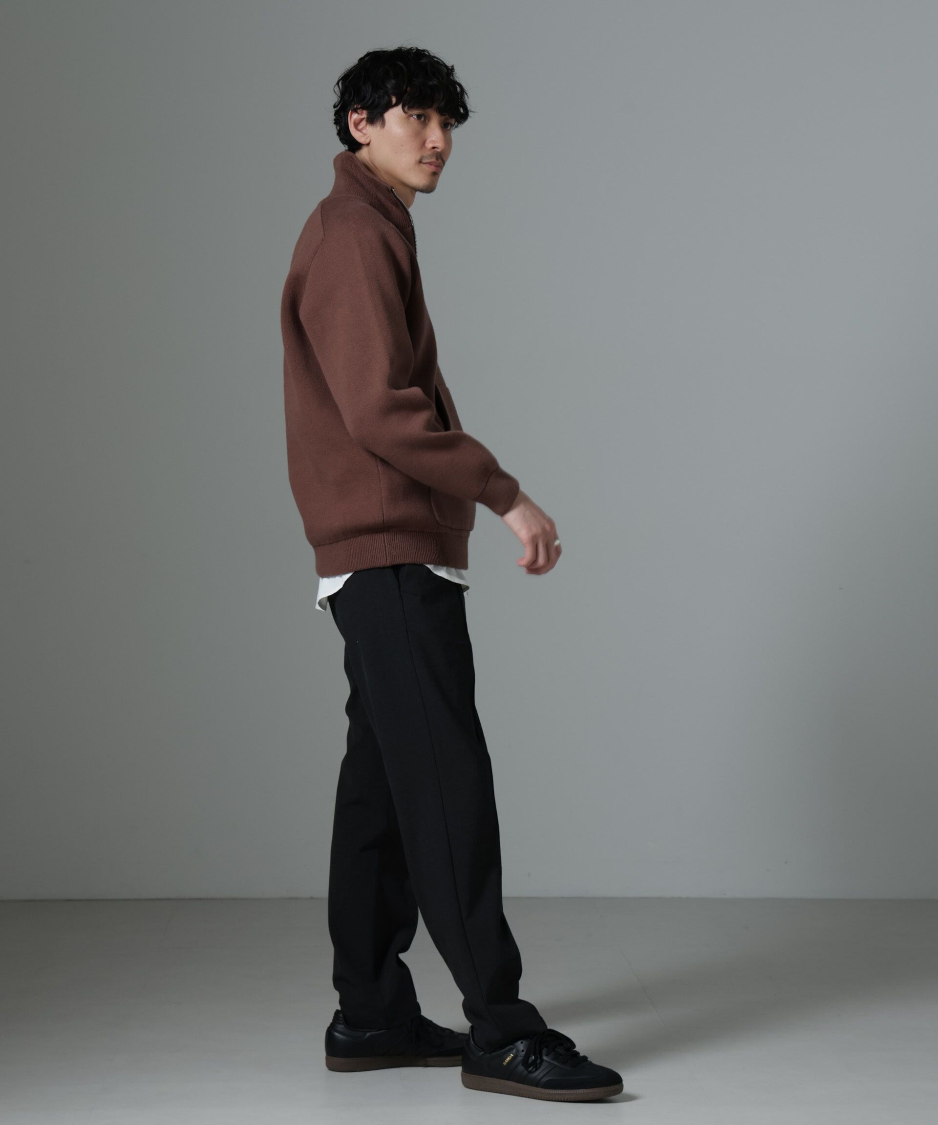 nano･universe「サイドリブストレッチイージーパンツ」|チノ|