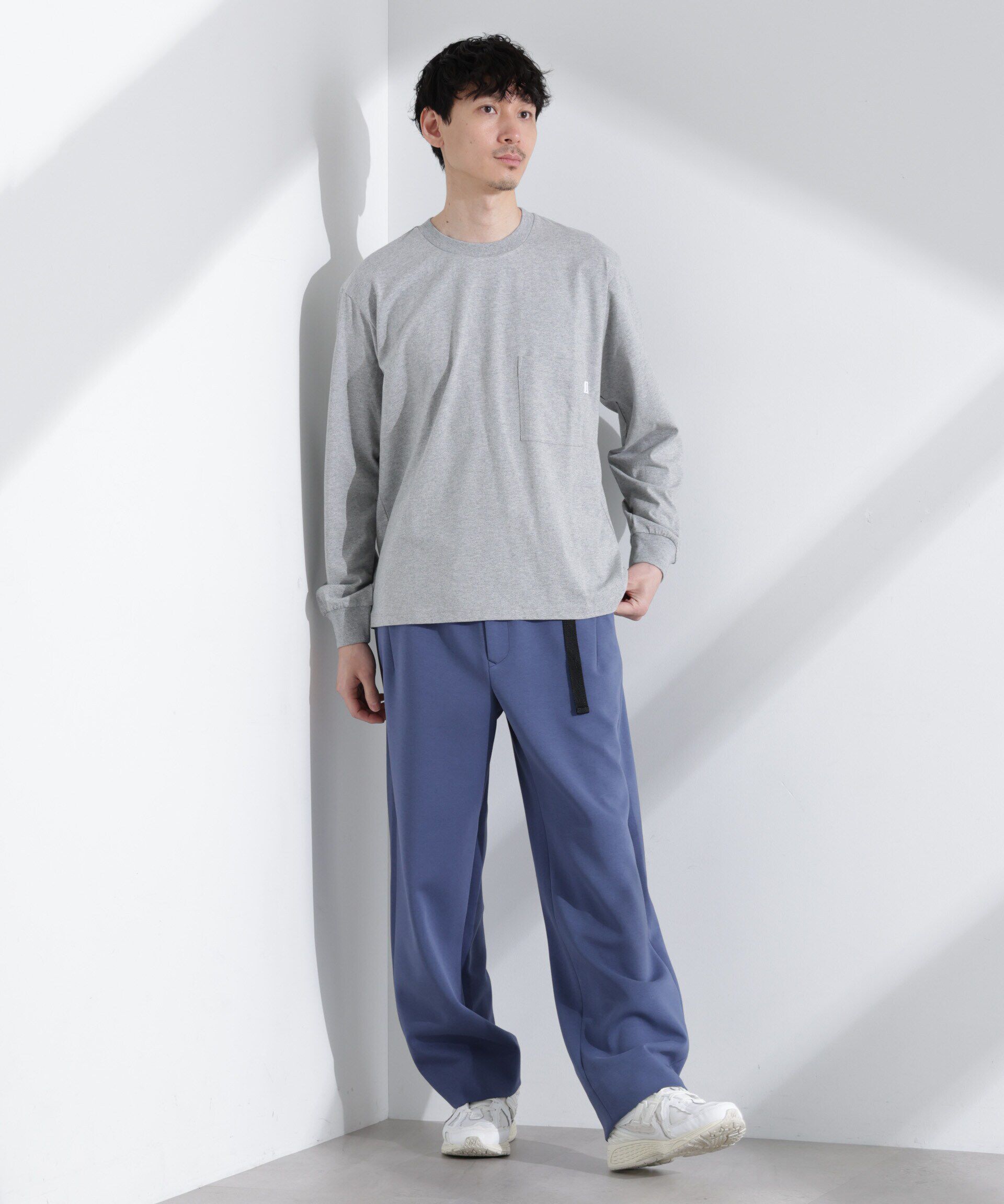 nano･universe「「NJ/CLUB」 ストレッチポンチテーパードパンツ」|チノ|