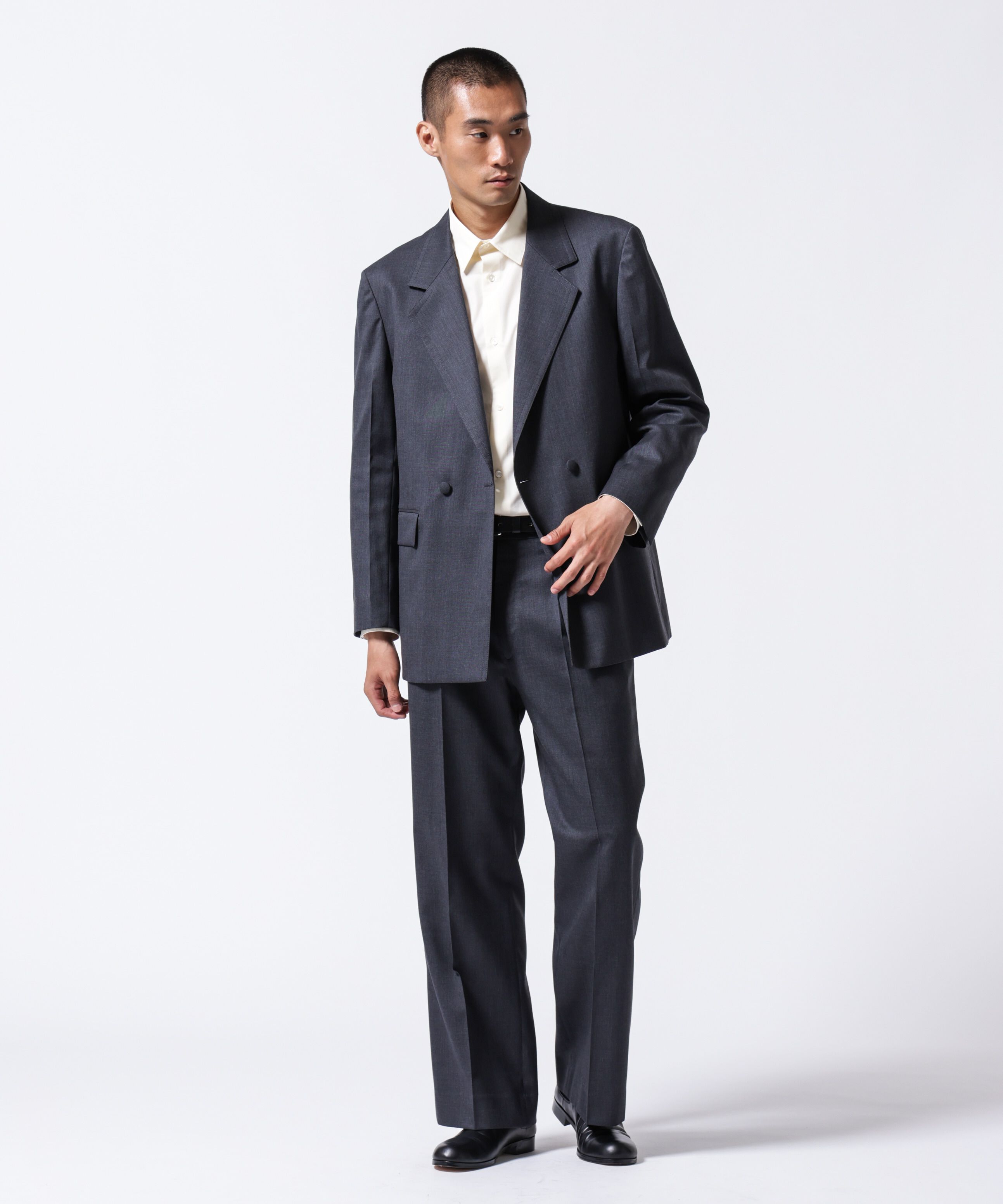 nano･universe「「ASSEMBLANC」VIST Gabardine オーバージャケット」|テーラードジャケット|