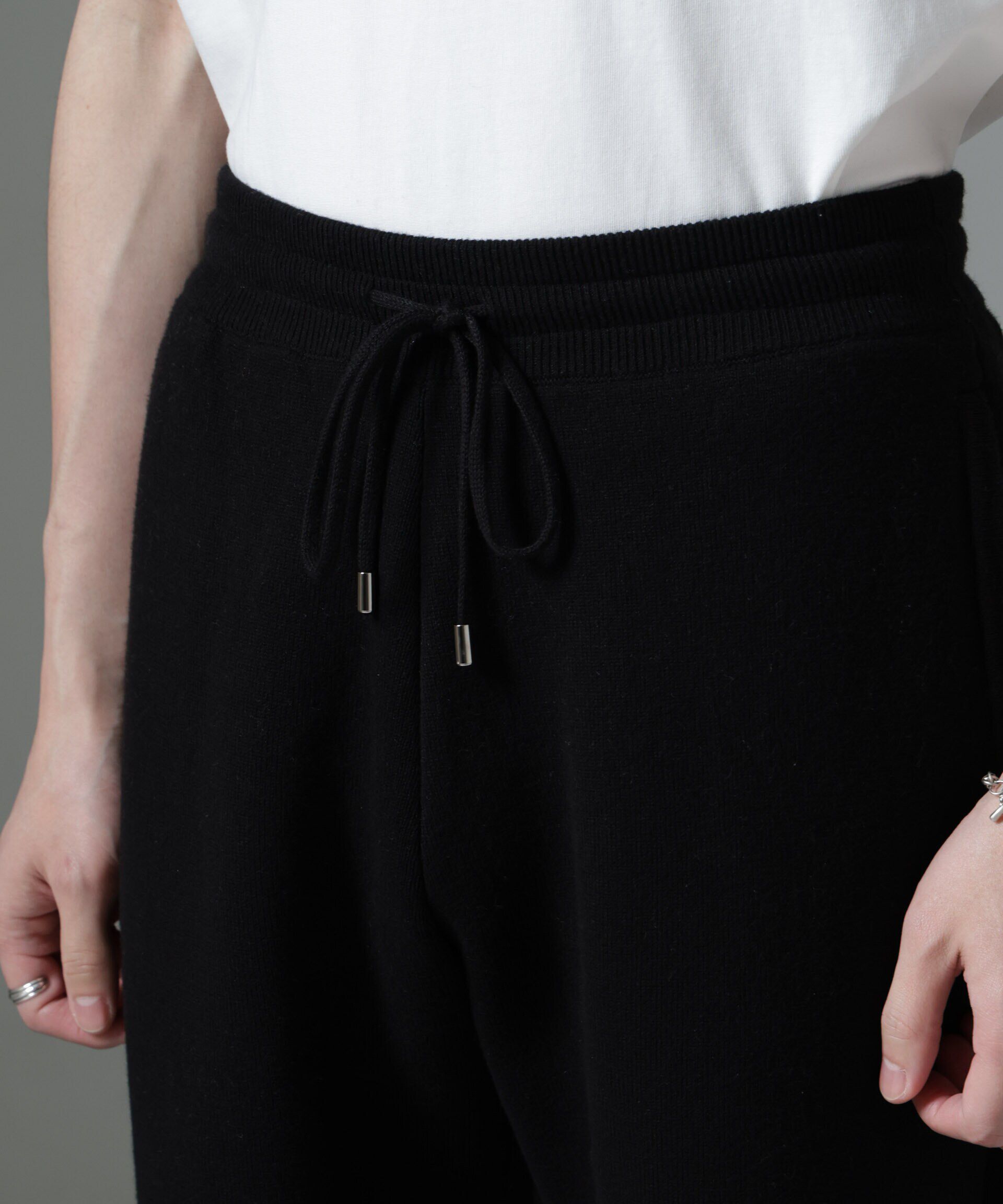 nano･universe「ダブルニットコジートレーナーパンツ」|ニット・セーター|