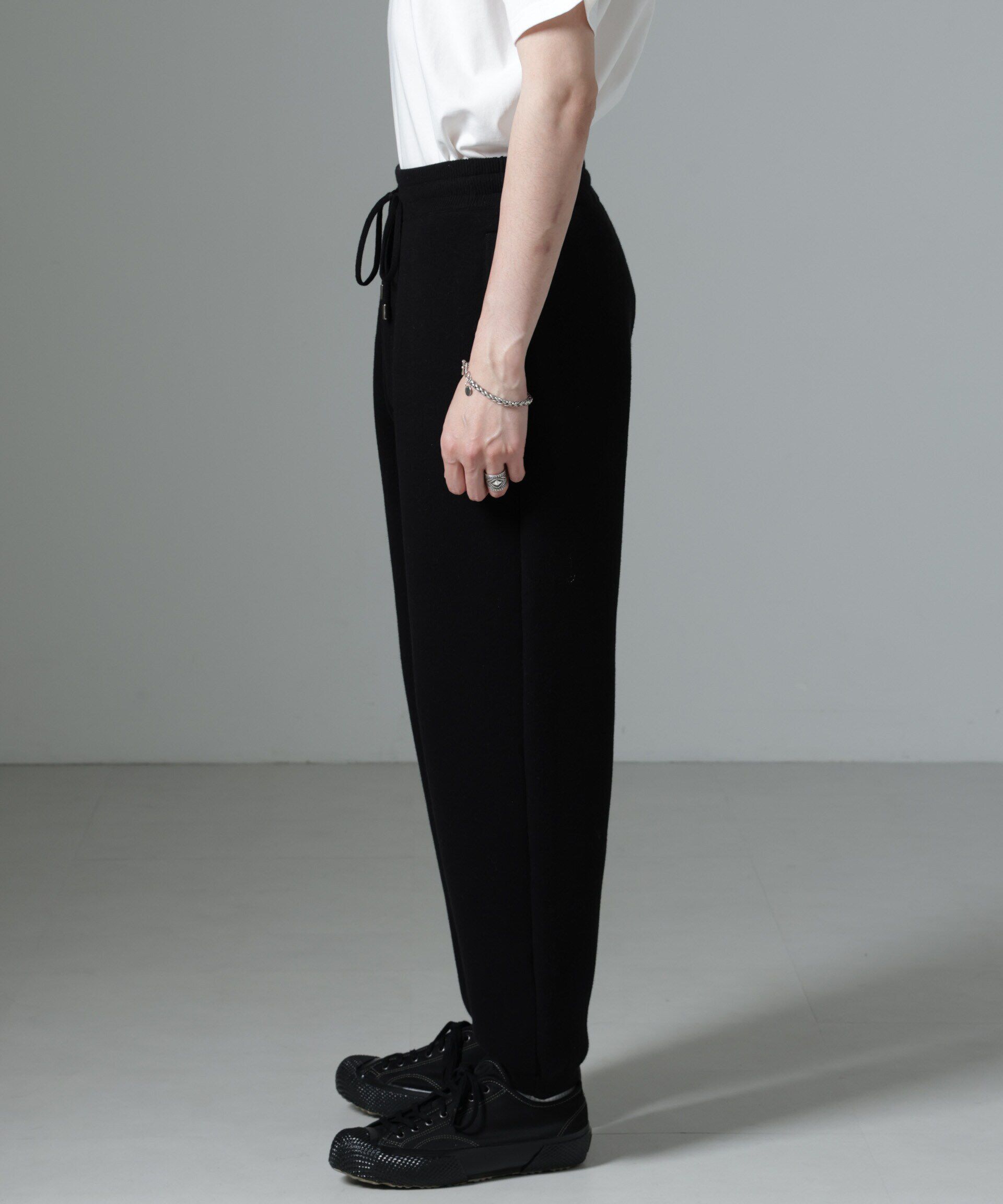 nano･universe「ダブルニットコジートレーナーパンツ」|ニット・セーター|