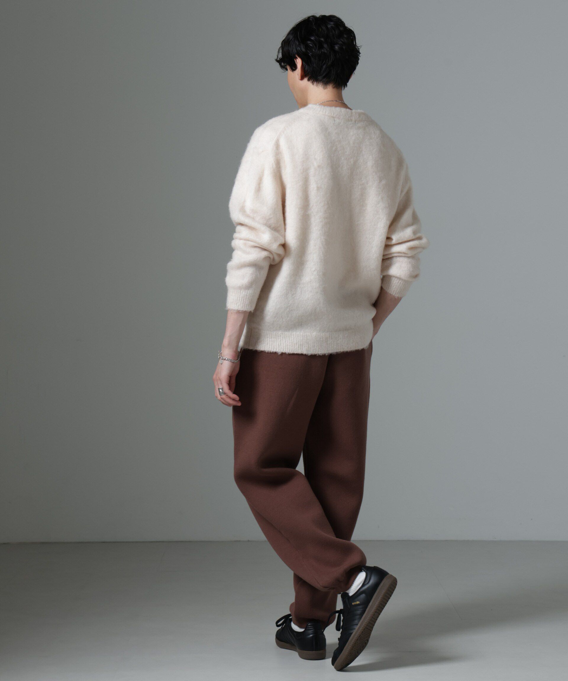 nano･universe「ダブルニットコジートレーナーパンツ」|ニット・セーター|