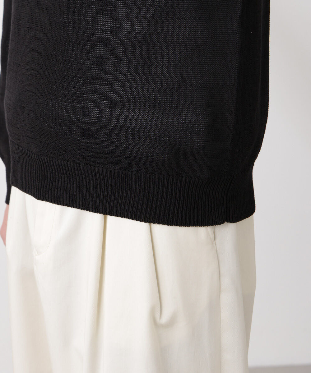nano･universe「クルーネック シアーニット」|ニット・セーター|