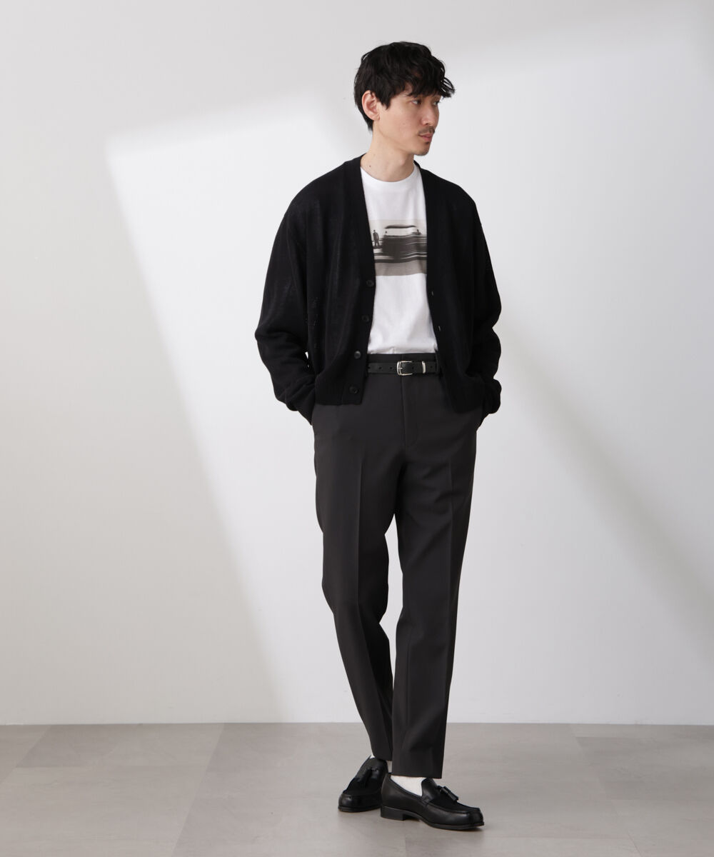 nano･universe「シアーニットカーディガン」|ニット・セーター|