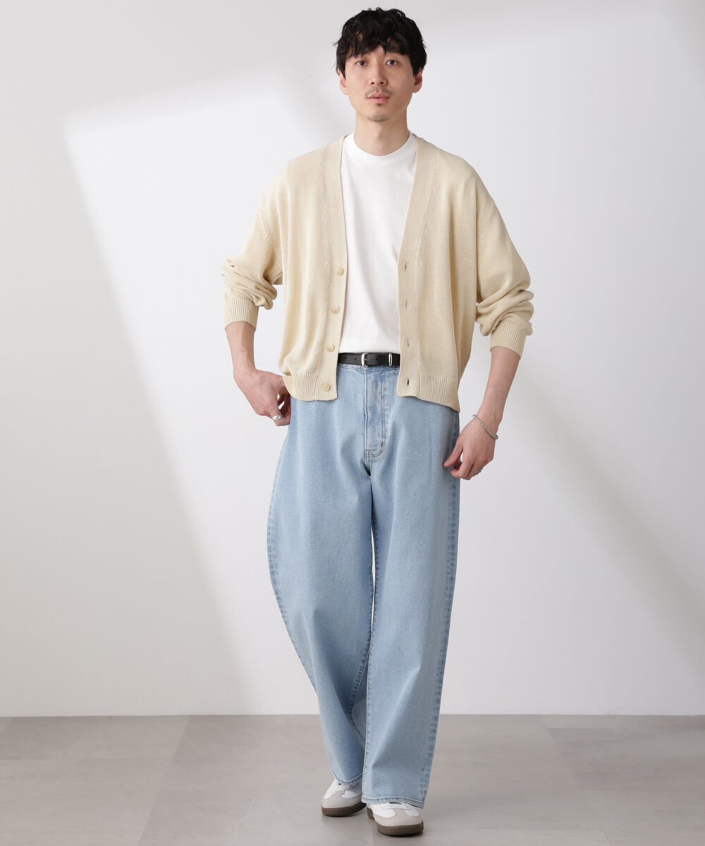 nano･universe「シアーニットカーディガン」|ニット・セーター|