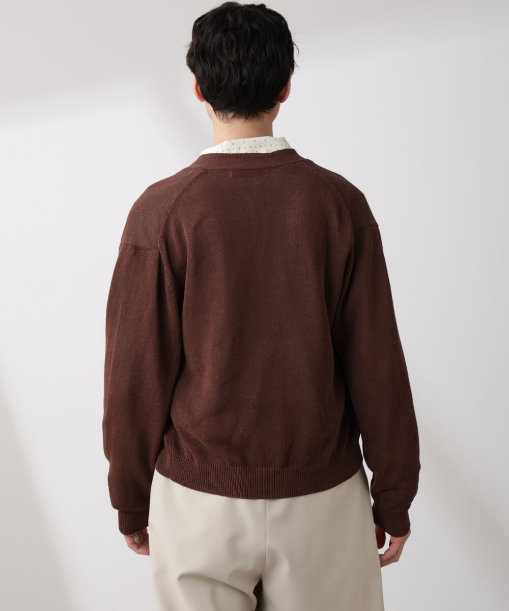 nano･universe「シアーニットカーディガン」|ニット・セーター|