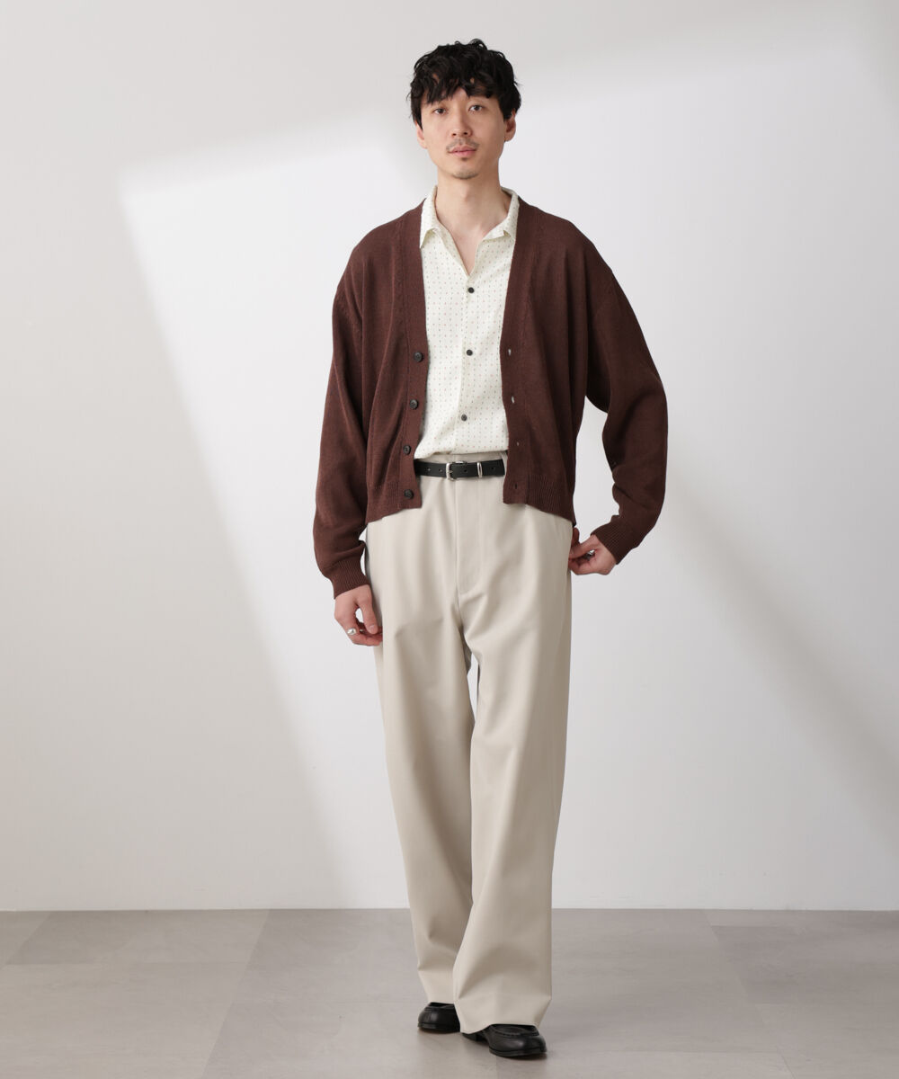 nano･universe「シアーニットカーディガン」|ニット・セーター|