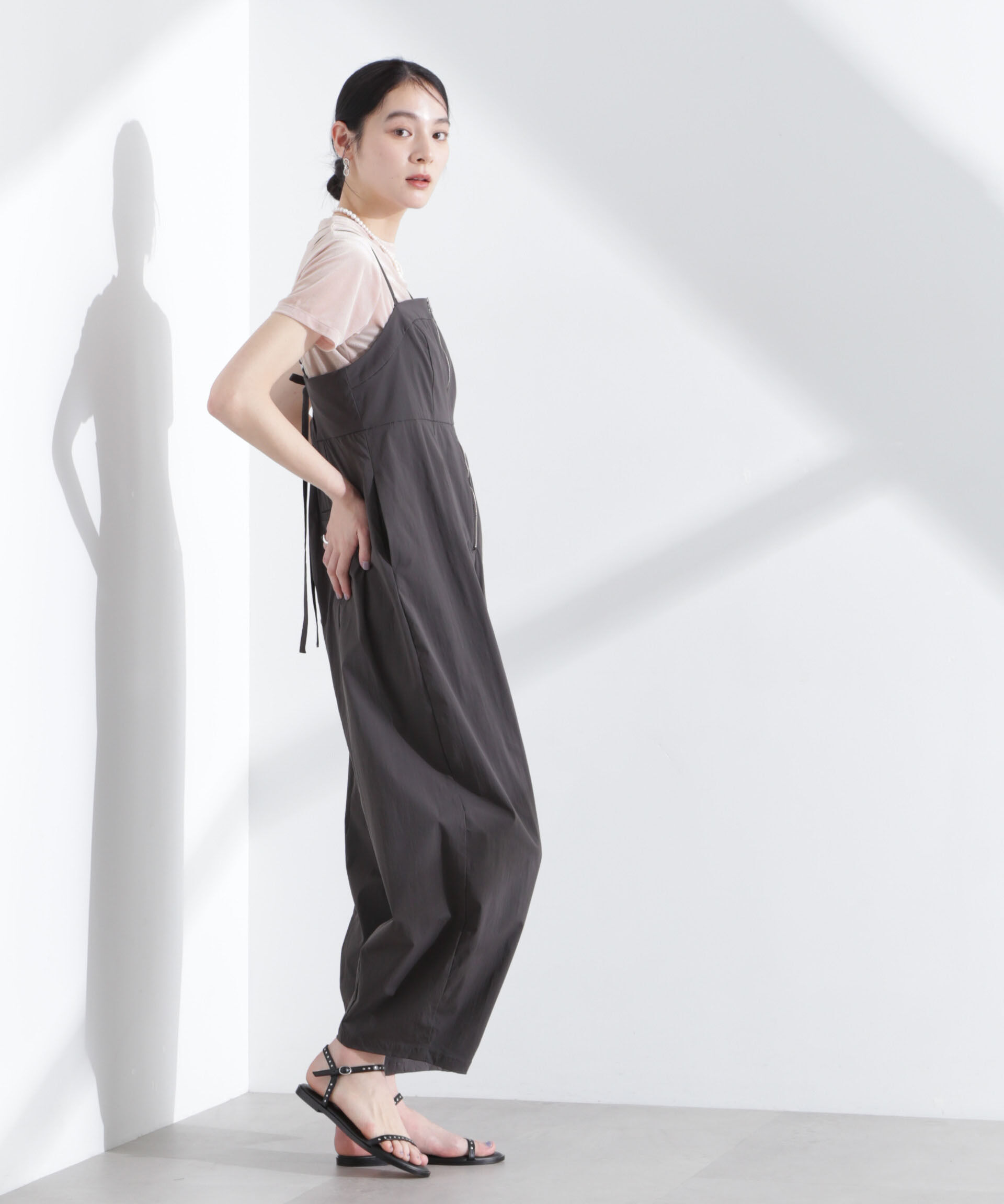 nano･universe「シアーベロアコンパクトTシャツ」|Tシャツ・カットソー|