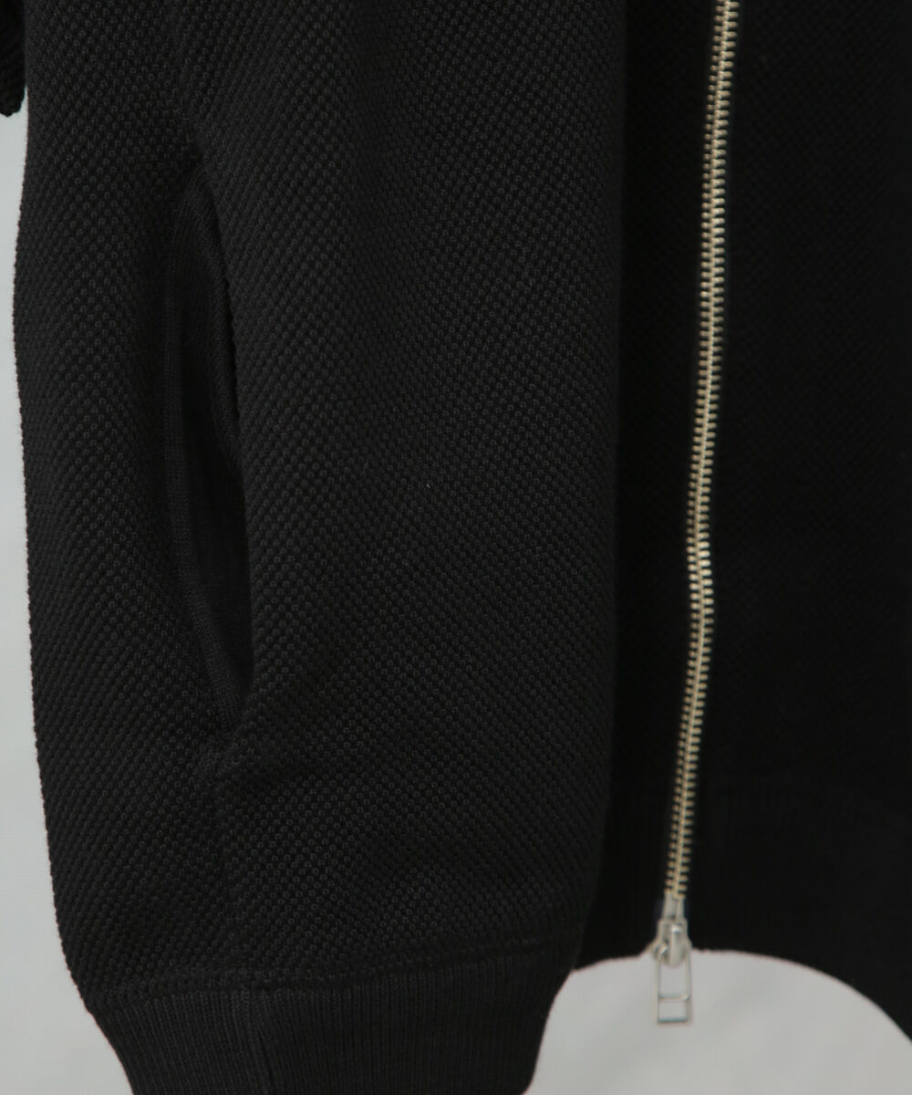 nano･universe「crepuscule/別注 S/S V NECK ZIP CARDIGAN」|ニット・セーター|