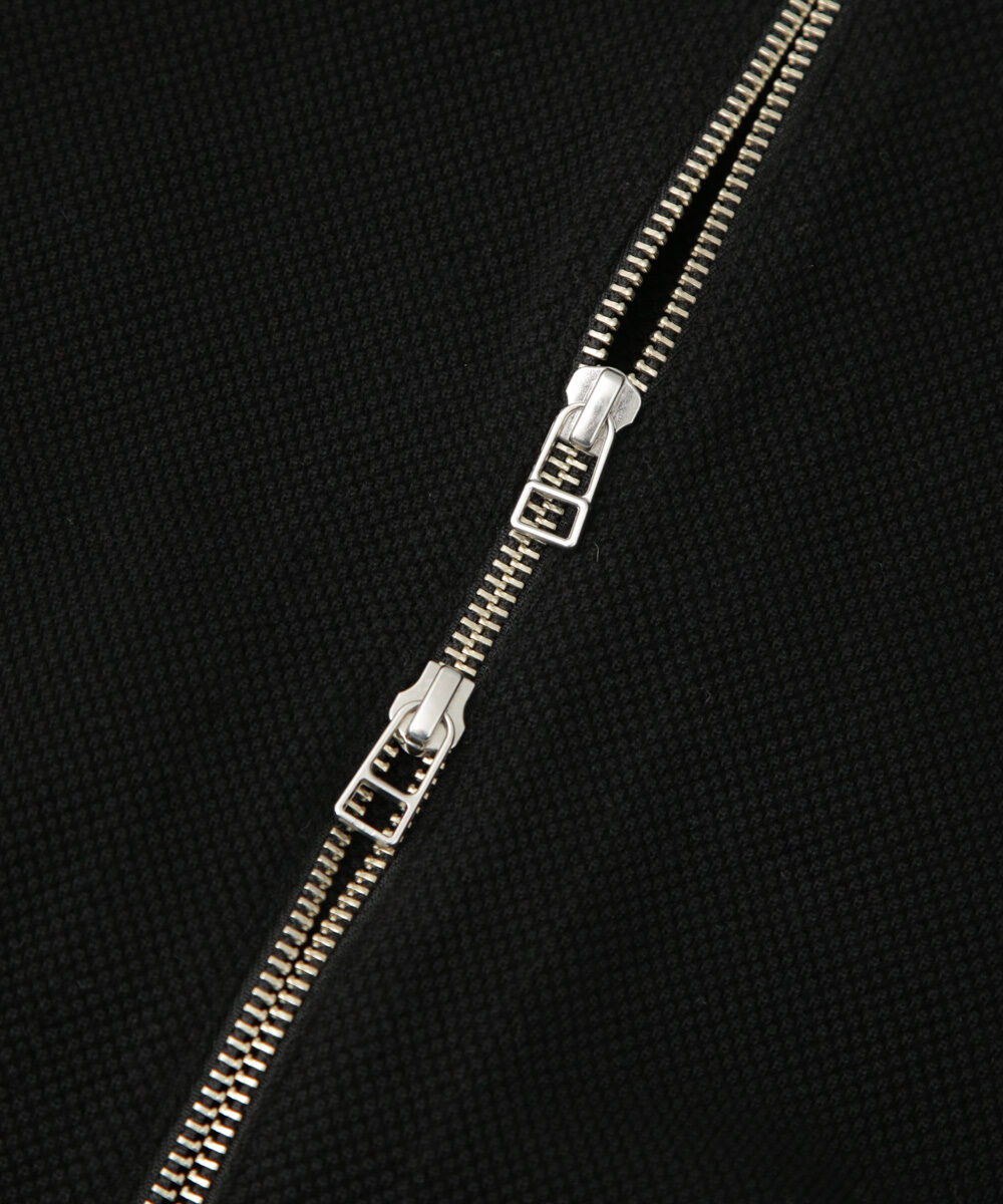 nano･universe「crepuscule/別注 S/S V NECK ZIP CARDIGAN」|ニット・セーター|