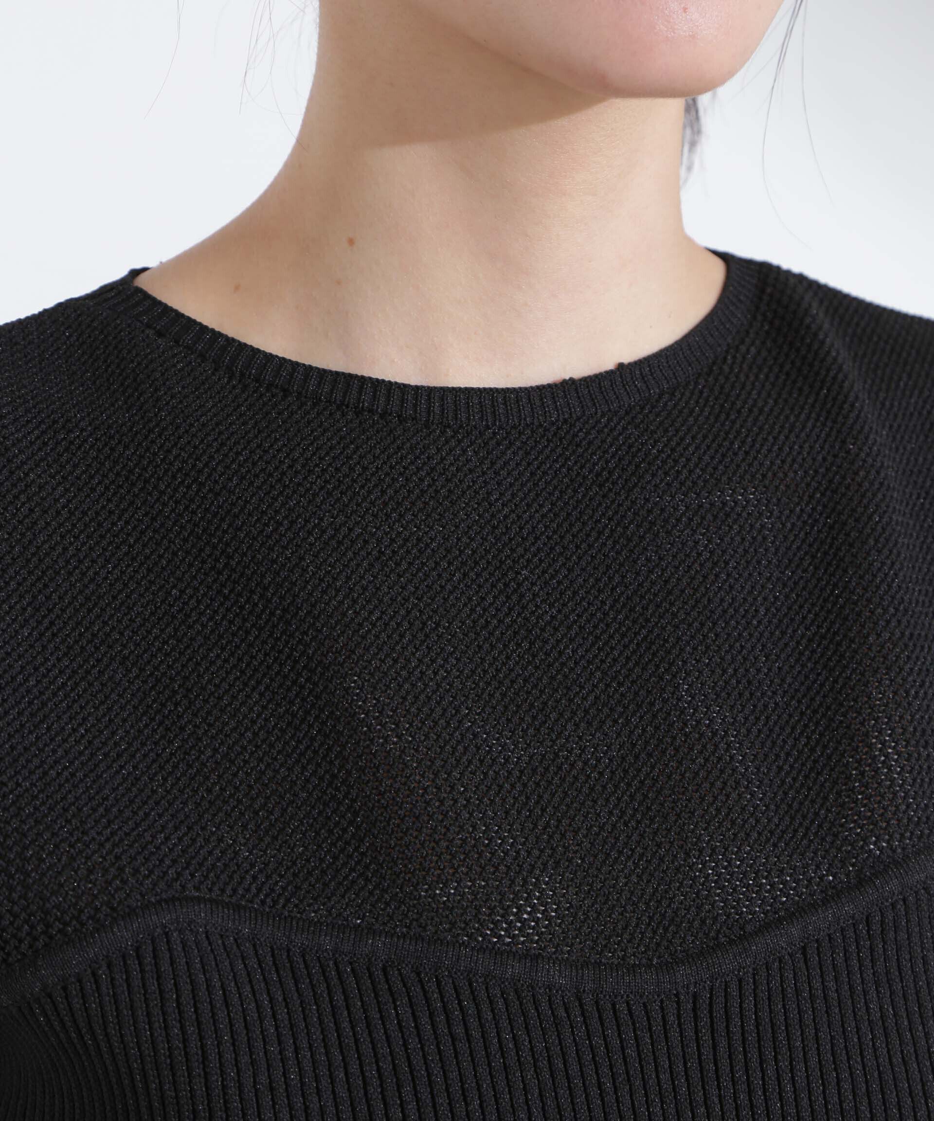 nano･universe「スカラップデザインニットトップス」|ニット・セーター|