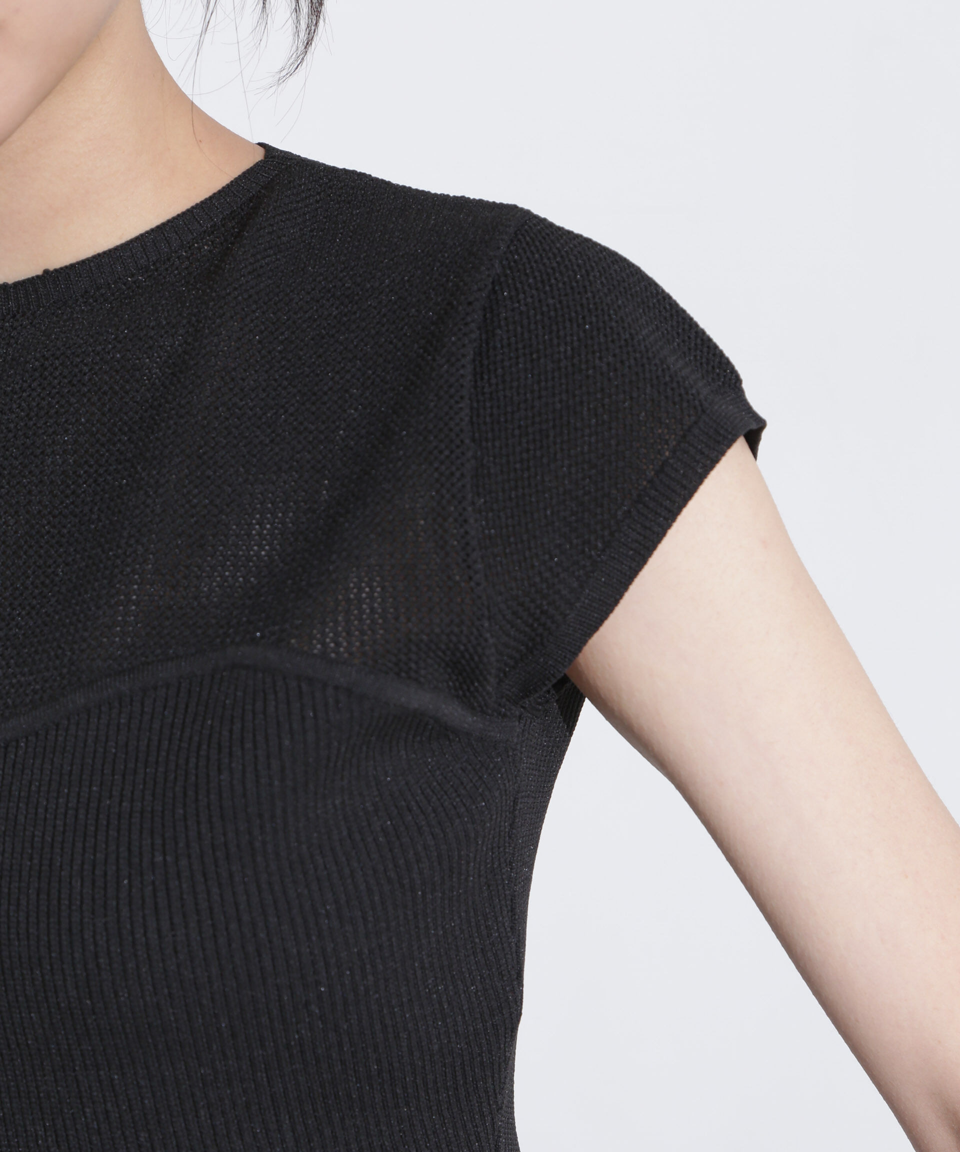 nano･universe「スカラップデザインニットトップス」|ニット・セーター|