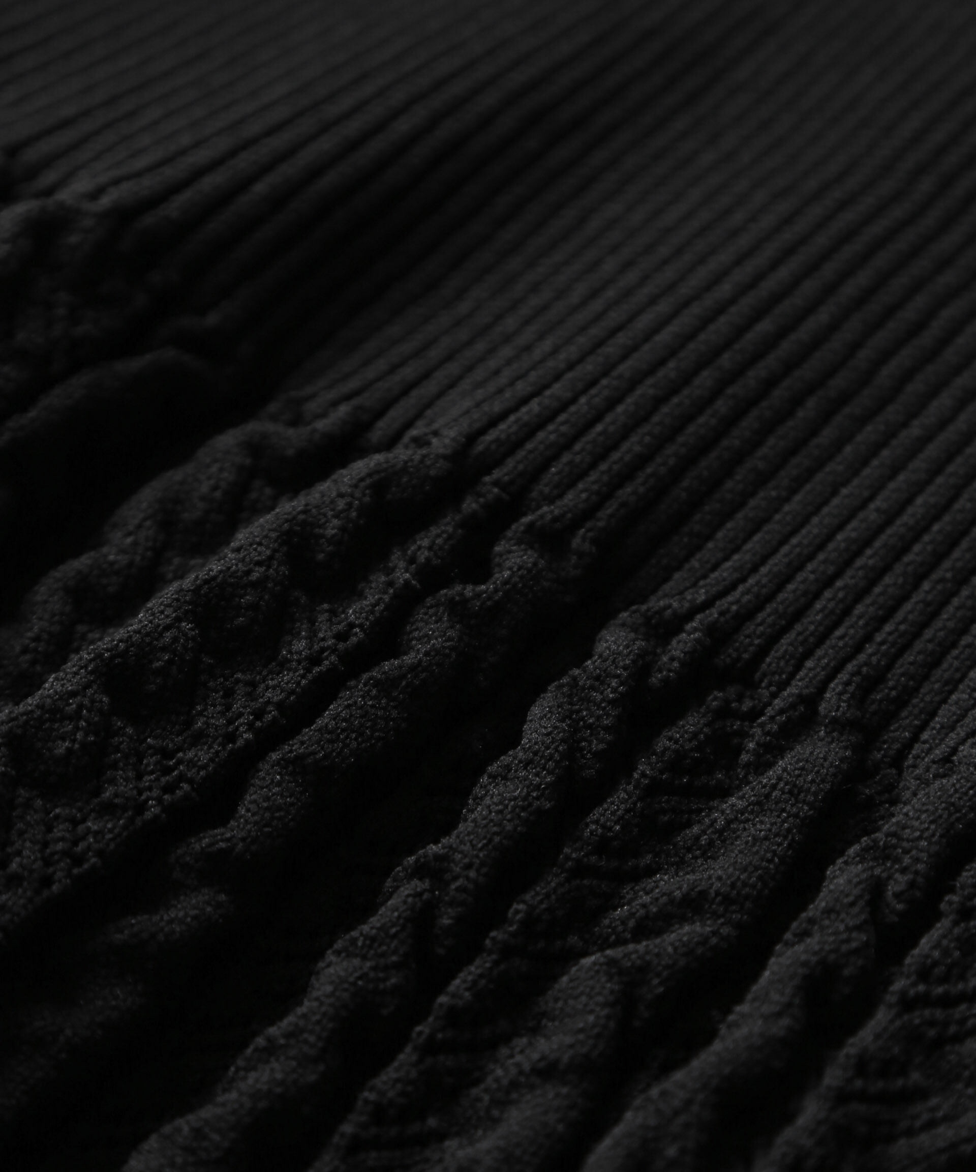 nano･universe「スカラップデザインニットトップス」|ニット・セーター|