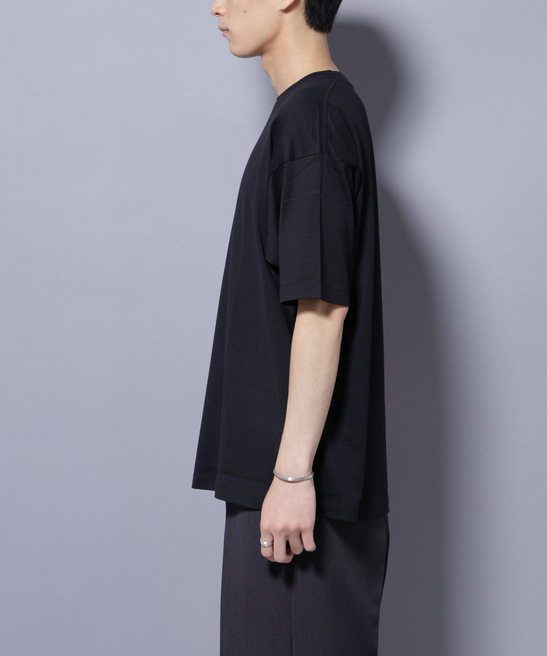 nano･universe「Anti Soaked(R)  汗染み防止 クルーネック ビッグシルエットTシャツ」|Tシャツ・カットソー|