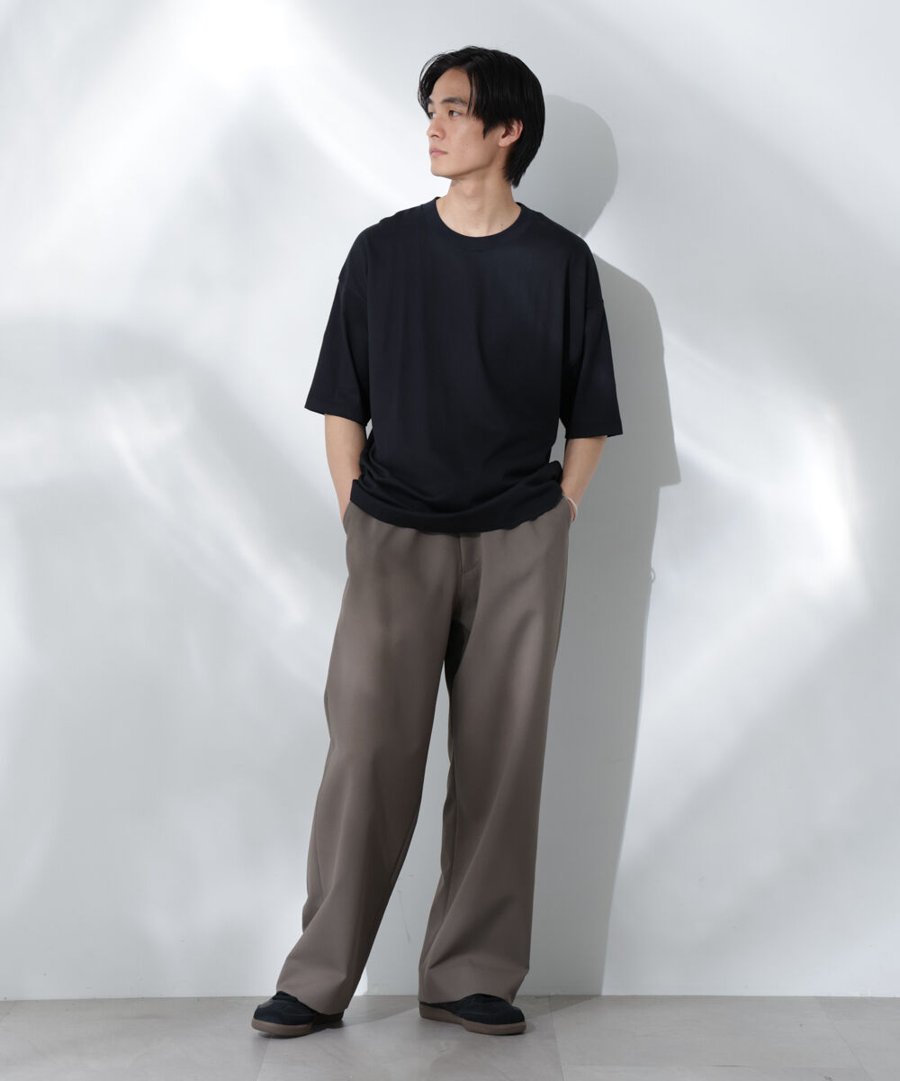 nano･universe「Anti Soaked(R)  汗染み防止 クルーネック ビッグシルエットTシャツ」|Tシャツ・カットソー|