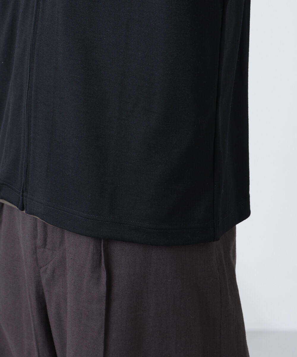 nano･universe「「ALL-DAYS COMFORT 100% WOOL」 ZIPプルオーバー」|Tシャツ・カットソー|