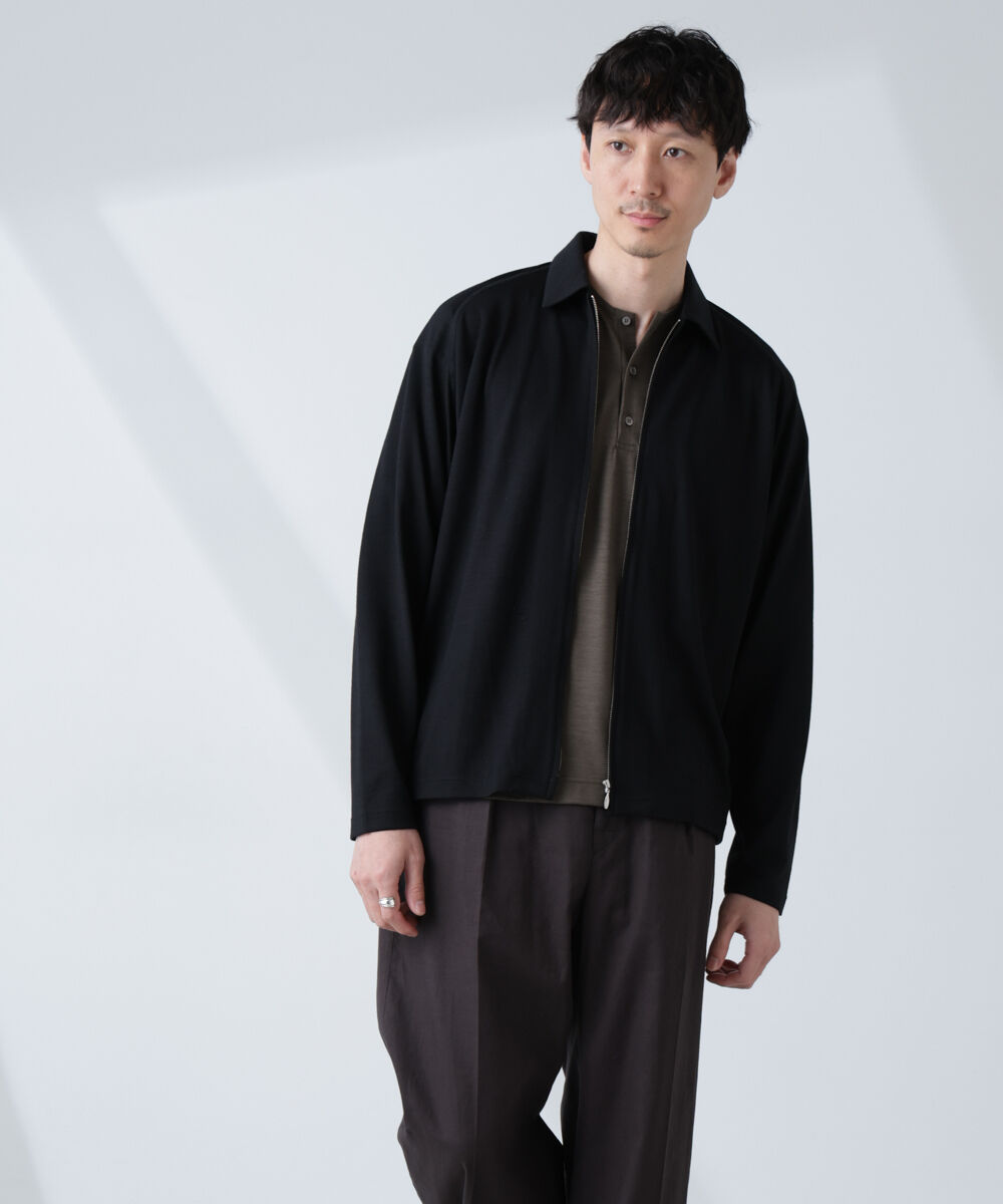 nano･universe「「ALL-DAYS COMFORT 100% WOOL」 ZIPプルオーバー」|Tシャツ・カットソー|