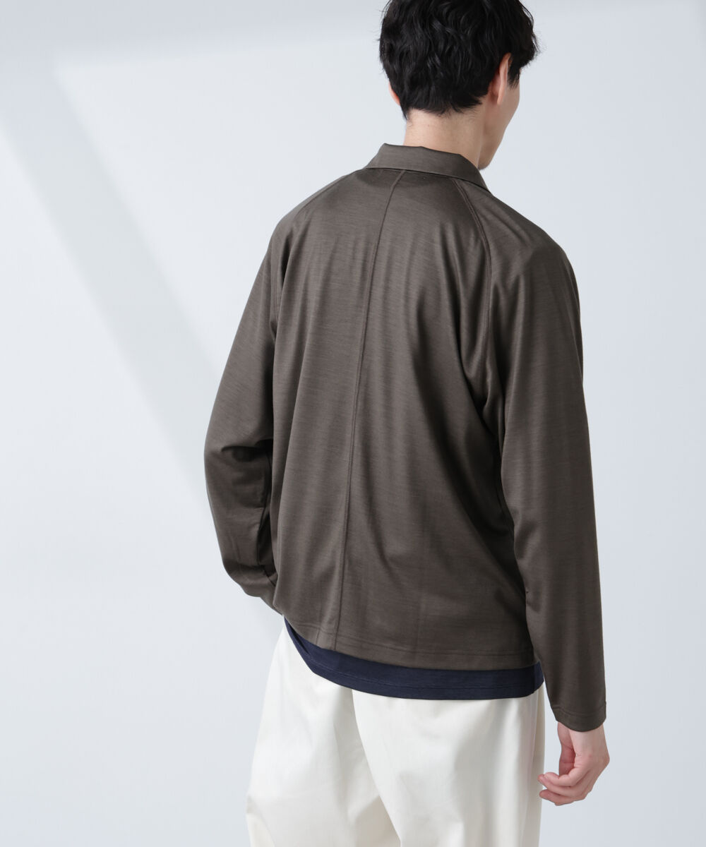 nano･universe「「ALL-DAYS COMFORT 100% WOOL」 ZIPプルオーバー」|Tシャツ・カットソー|