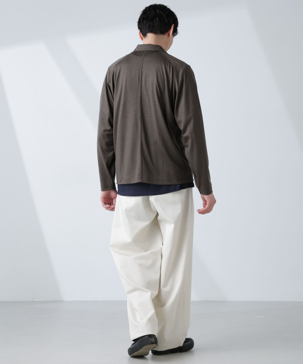 nano･universe「「ALL-DAYS COMFORT 100% WOOL」 ZIPプルオーバー」|Tシャツ・カットソー|