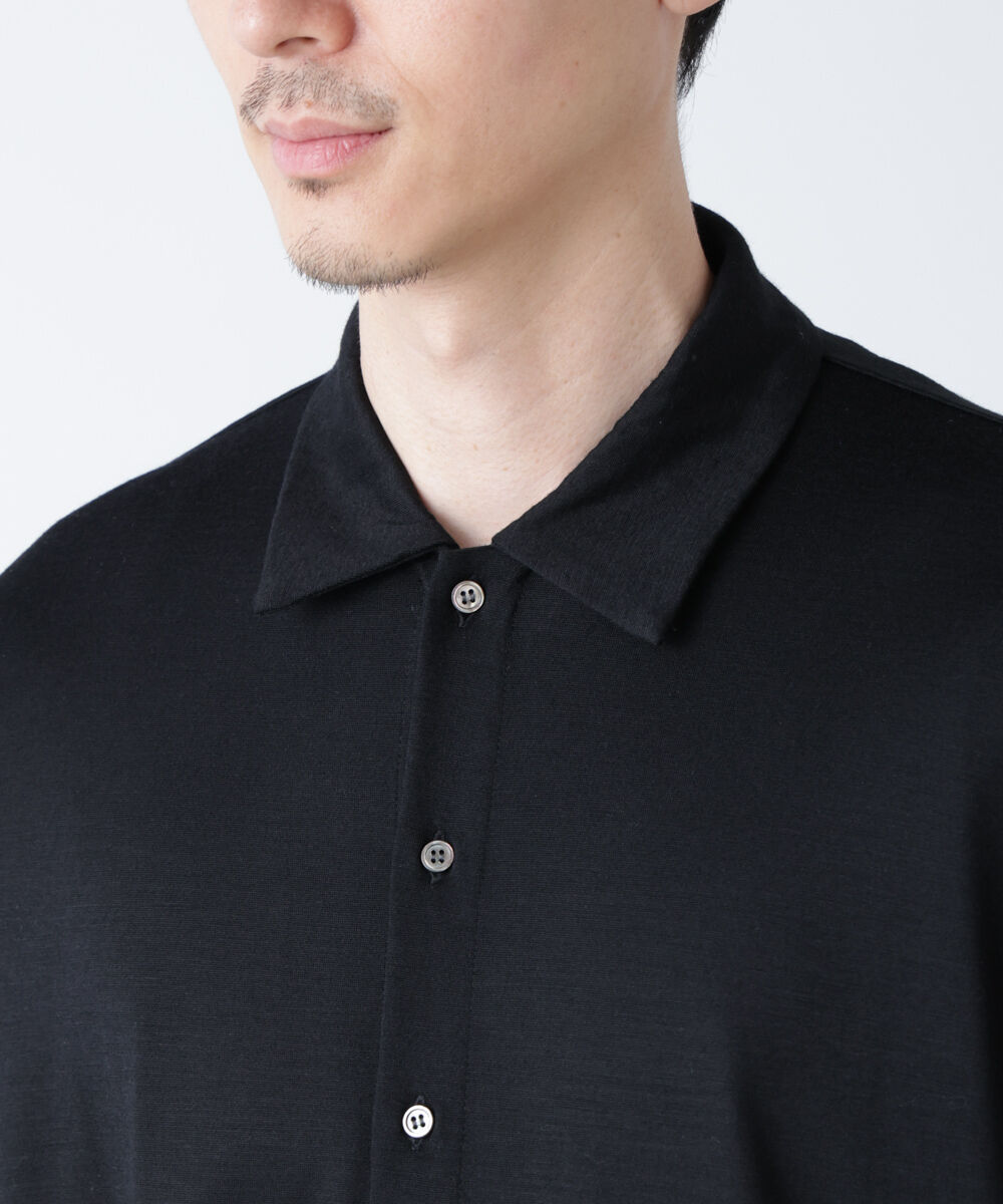 nano･universe「「ALL-DAYS COMFORT 100% WOOL」 シャツカーディガン」|Tシャツ・カットソー|