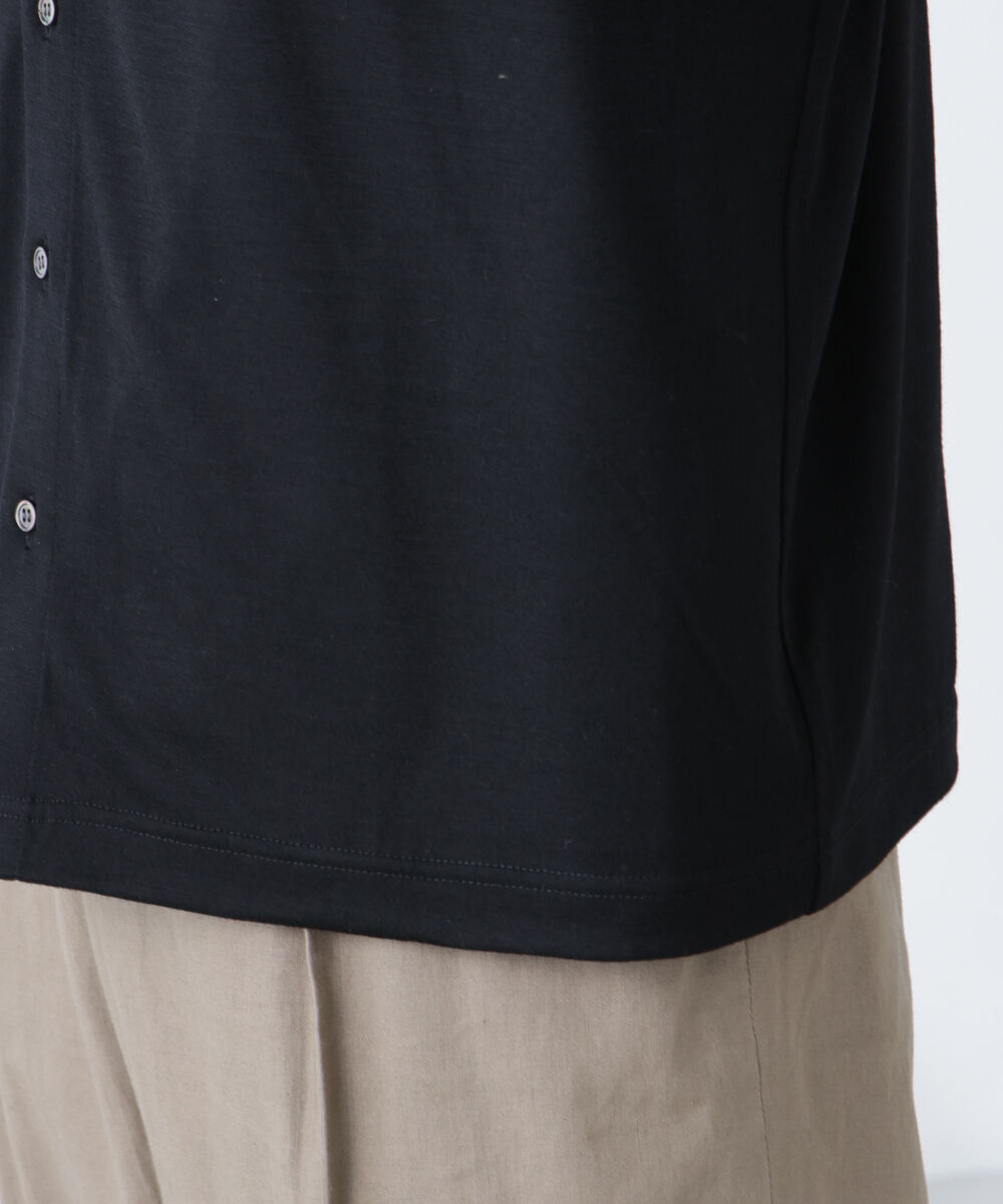 nano･universe「「ALL-DAYS COMFORT 100% WOOL」 シャツカーディガン」|Tシャツ・カットソー|