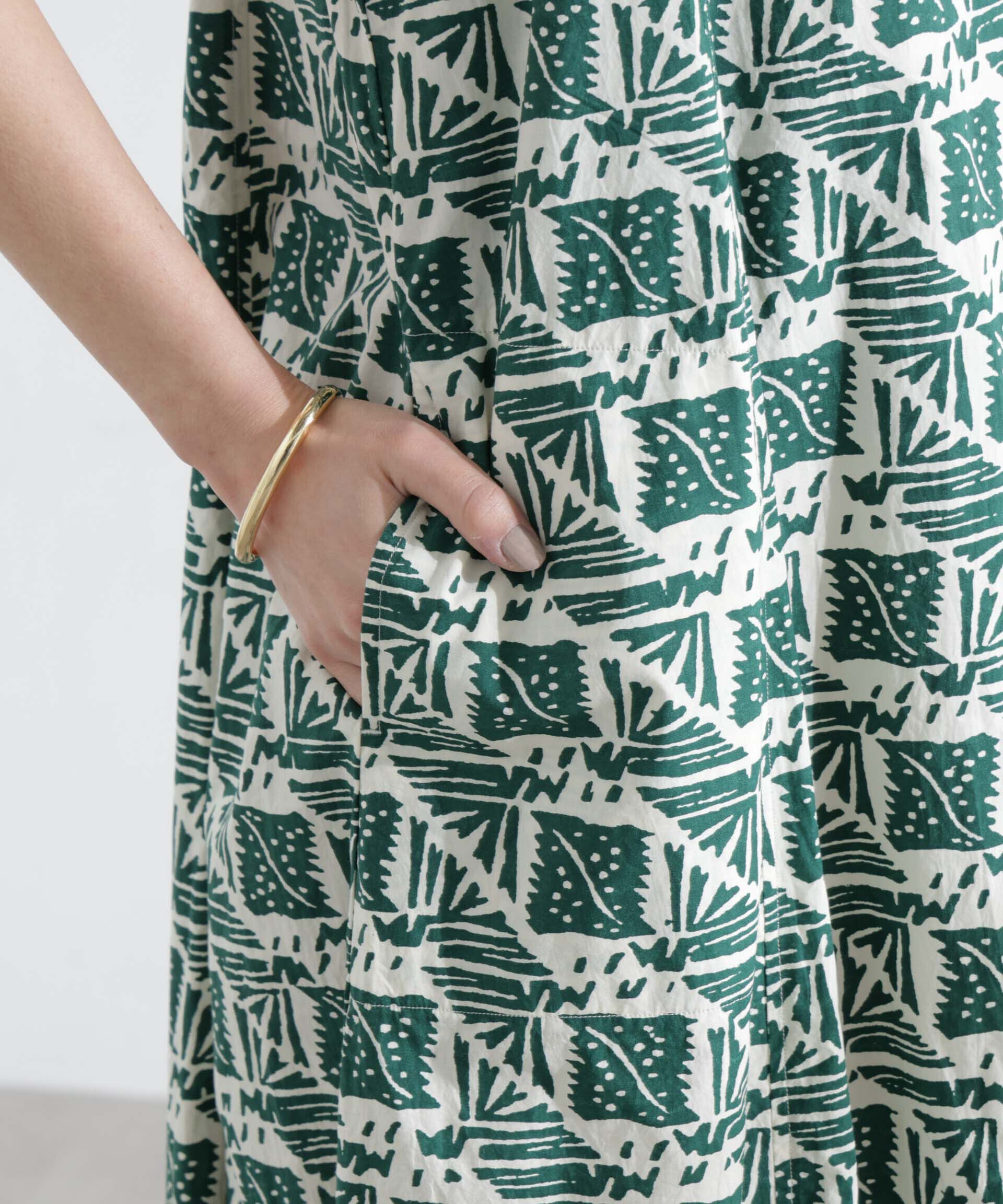 nano･universe「Sara mallika/COTTON POPLIN CAMI DRESS」|ワンピース|