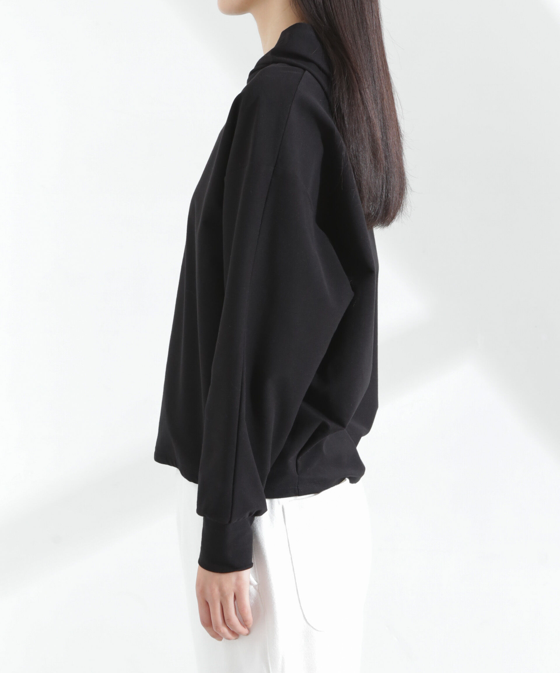 nano･universe「「MC」coveross(R)ツイル調 冷感プレーティング天竺ジップアップパーカー」|Tシャツ・カットソー|