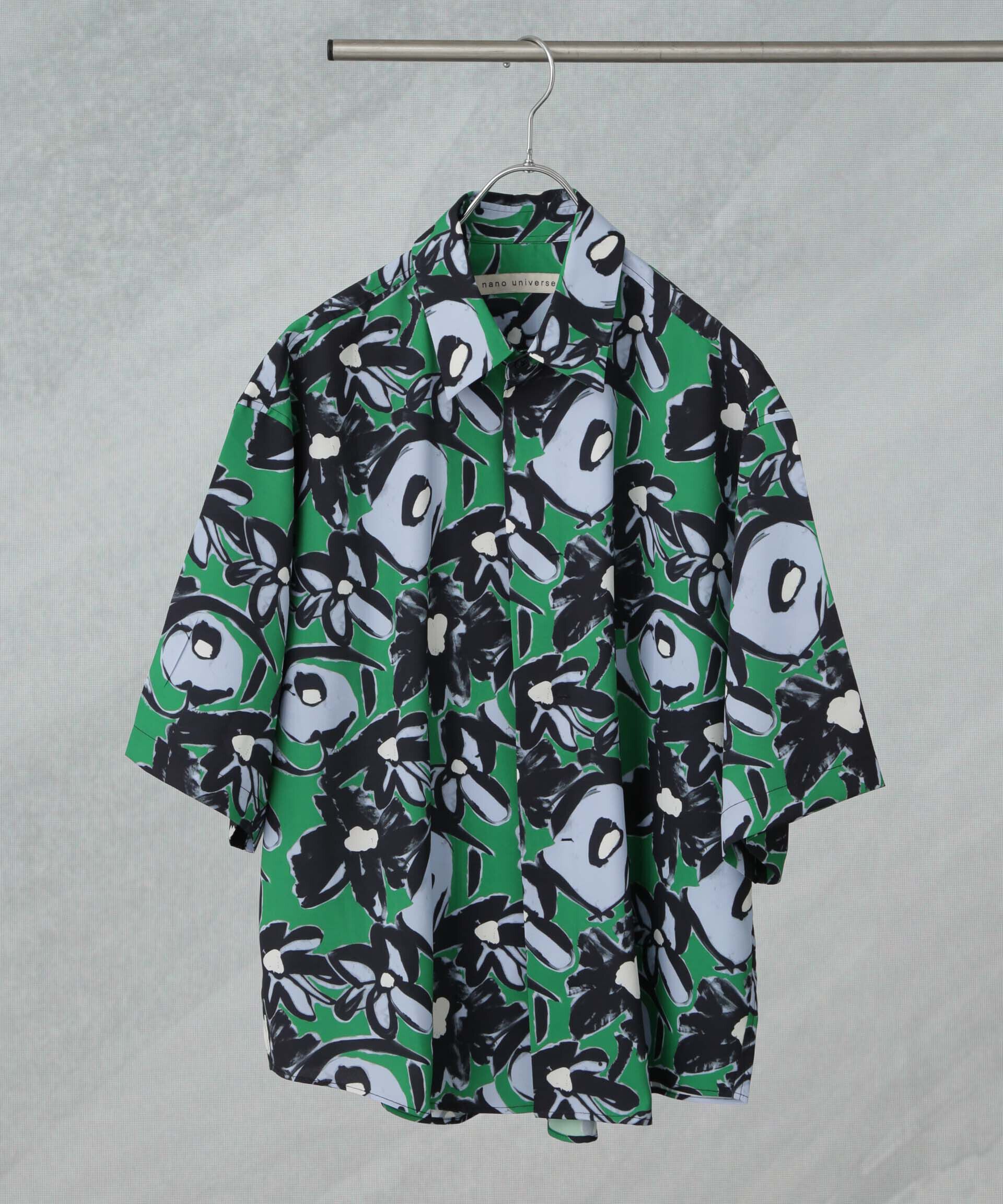 nano･universe「総柄プリントシャツ」|シャツ・ブラウス|