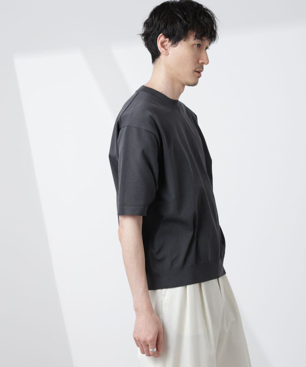  「コットン/ソロナ プレーティングクルーネック 半袖TEE」|Tシャツ・カットソー|