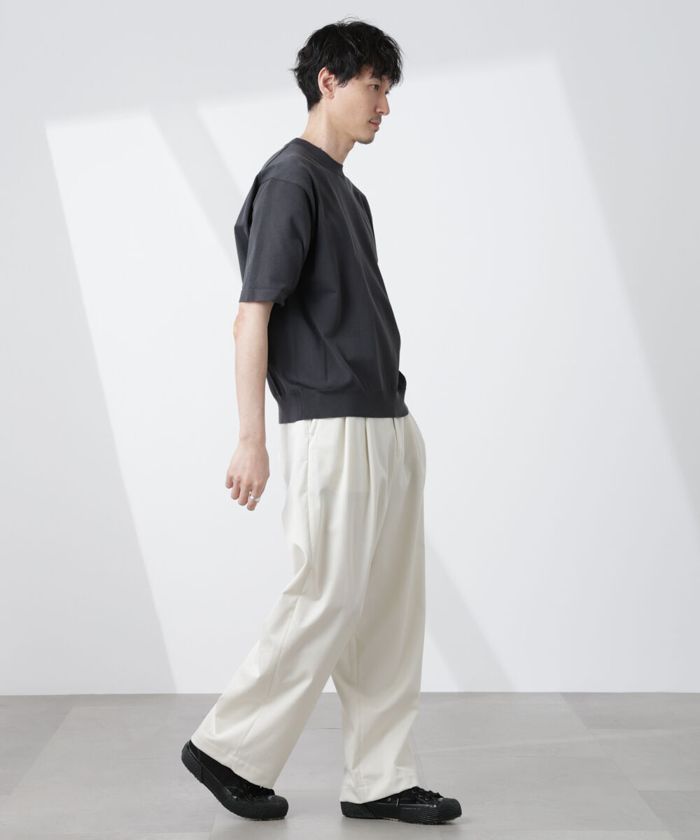  「コットン/ソロナ プレーティングクルーネック 半袖TEE」|Tシャツ・カットソー|