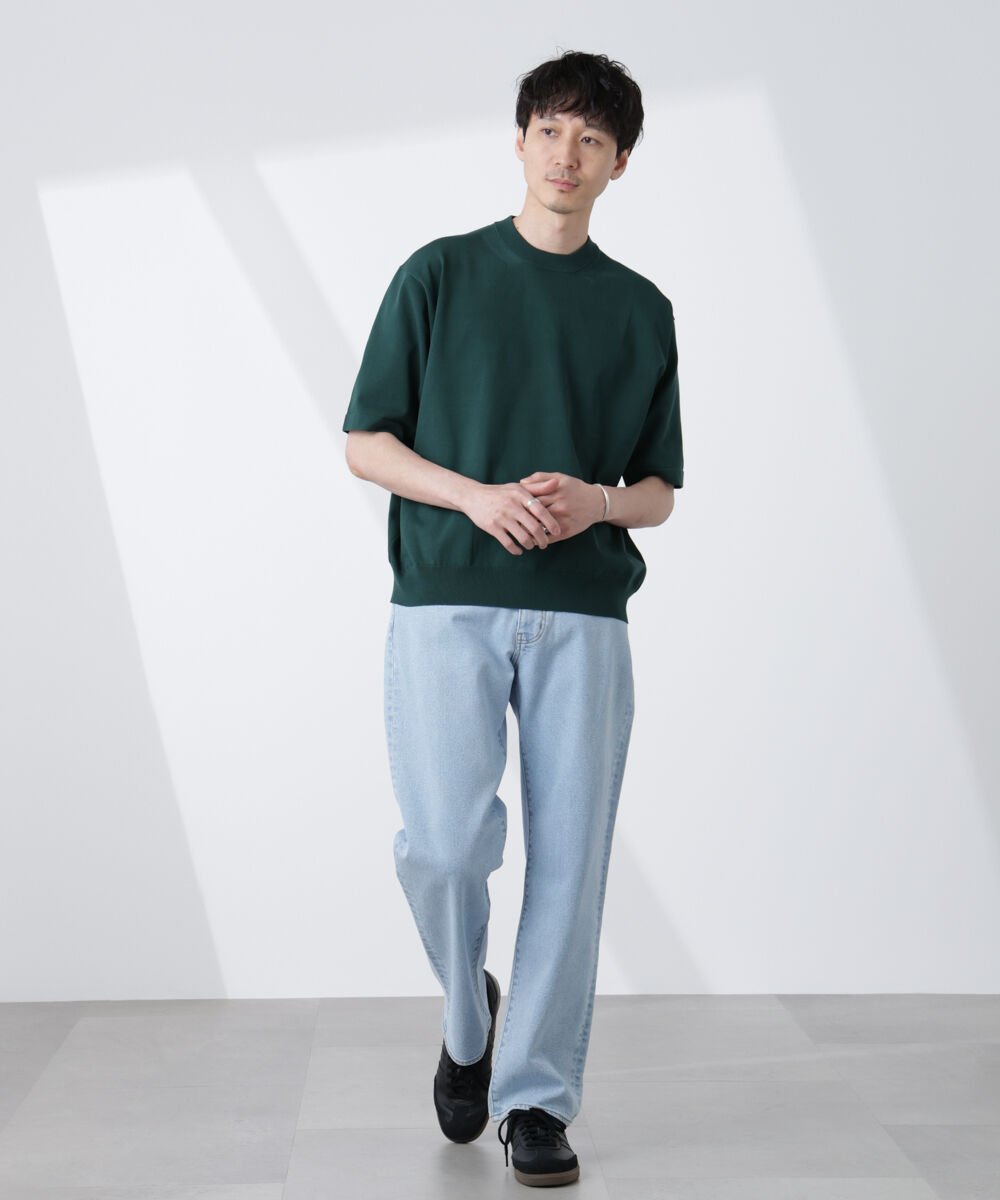  「コットン/ソロナ プレーティングクルーネック 半袖TEE」|Tシャツ・カットソー|