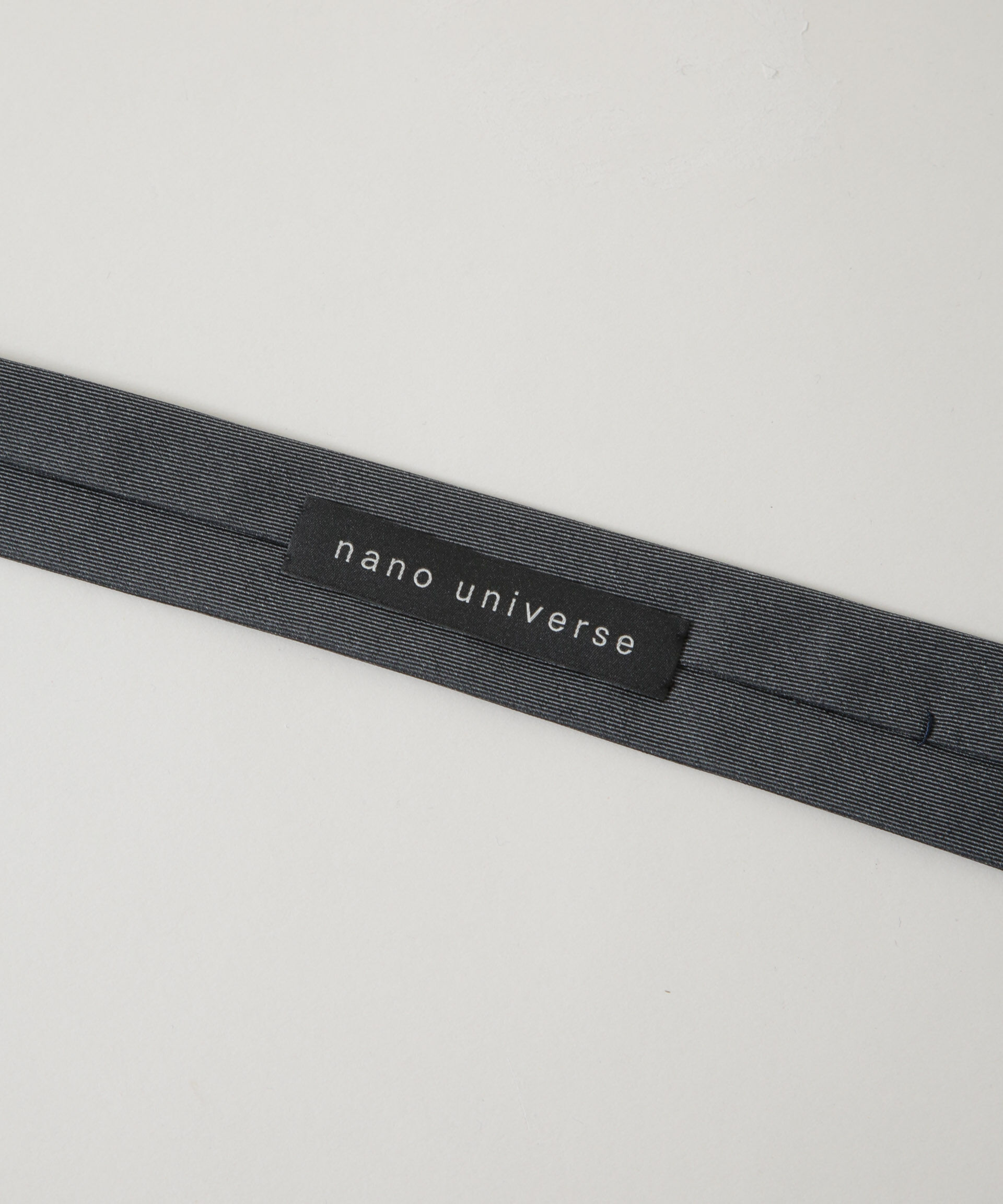nano･universe「京都西陣ウォッシャブルメランジソリッドネクタイ」|ネクタイ・蝶ネクタイ|