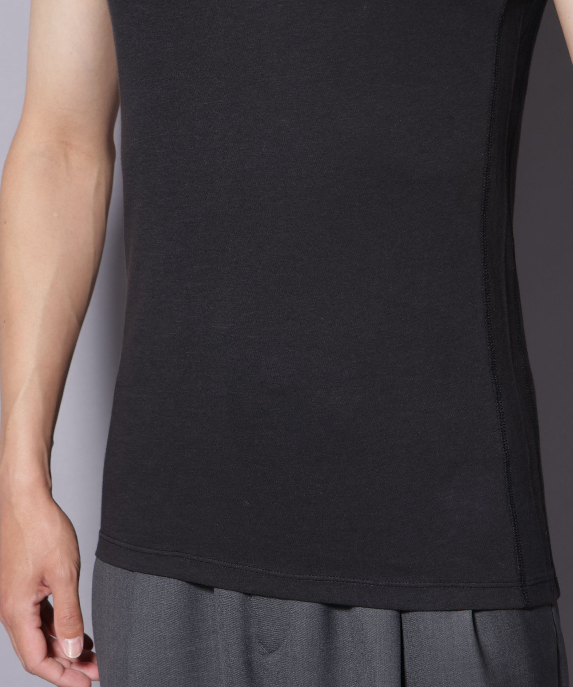 nano･universe「Anti Soaked(R)  Plus インナーTシャツ 半袖」|Tシャツ・カットソー|