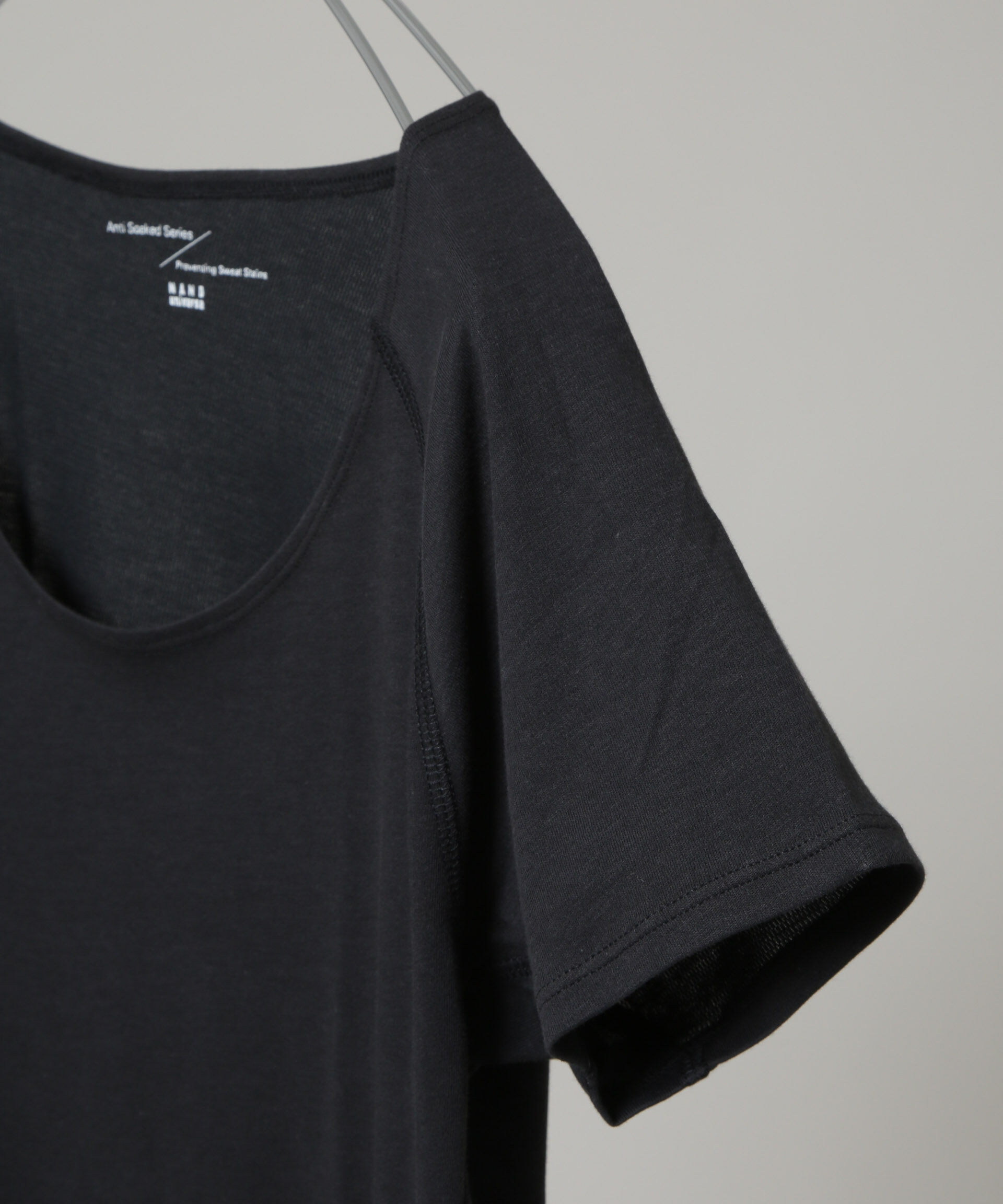 nano･universe「Anti Soaked(R)  Plus インナーTシャツ 半袖」|Tシャツ・カットソー|