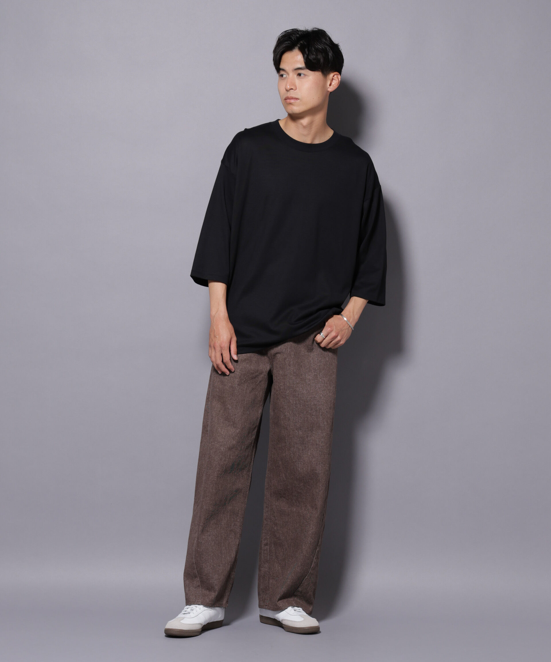 nano･universe「ピグメント 3Dパンツ」|チノ|