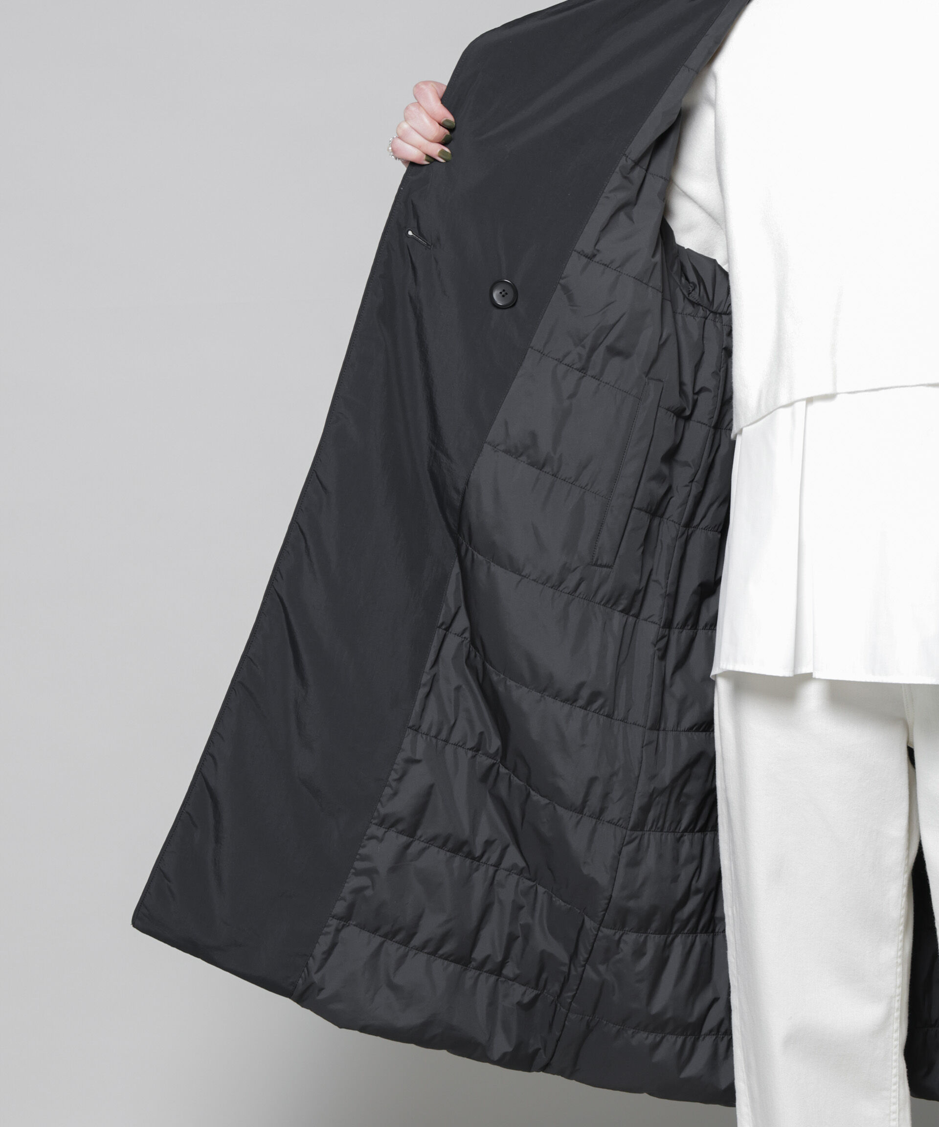 nano･universe「ETHERMALOFT(R)AEROGEL 中綿リバーシブルコート」|その他|