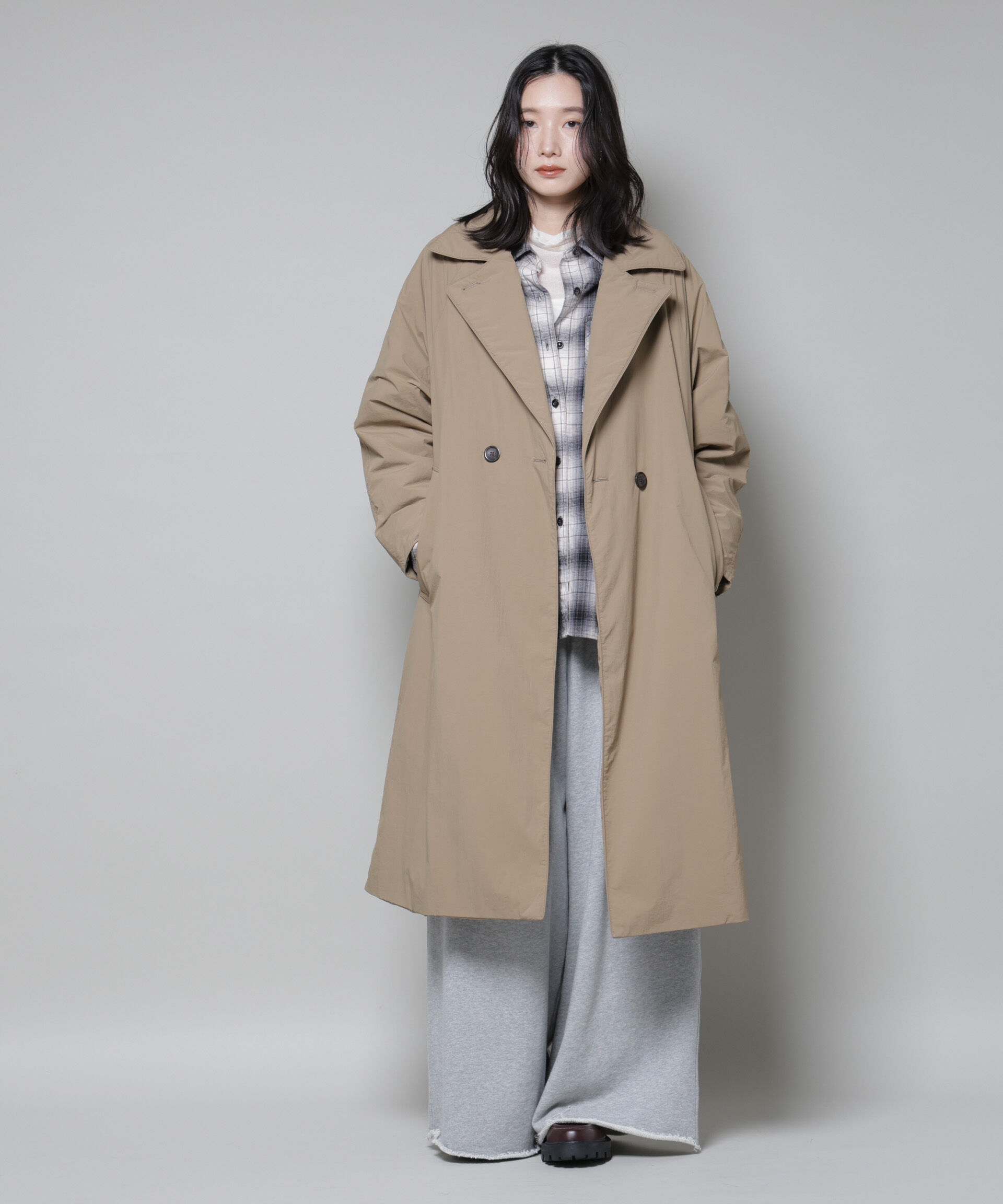 nano･universe「ETHERMALOFT(R)AEROGEL 中綿リバーシブルコート」|その他|