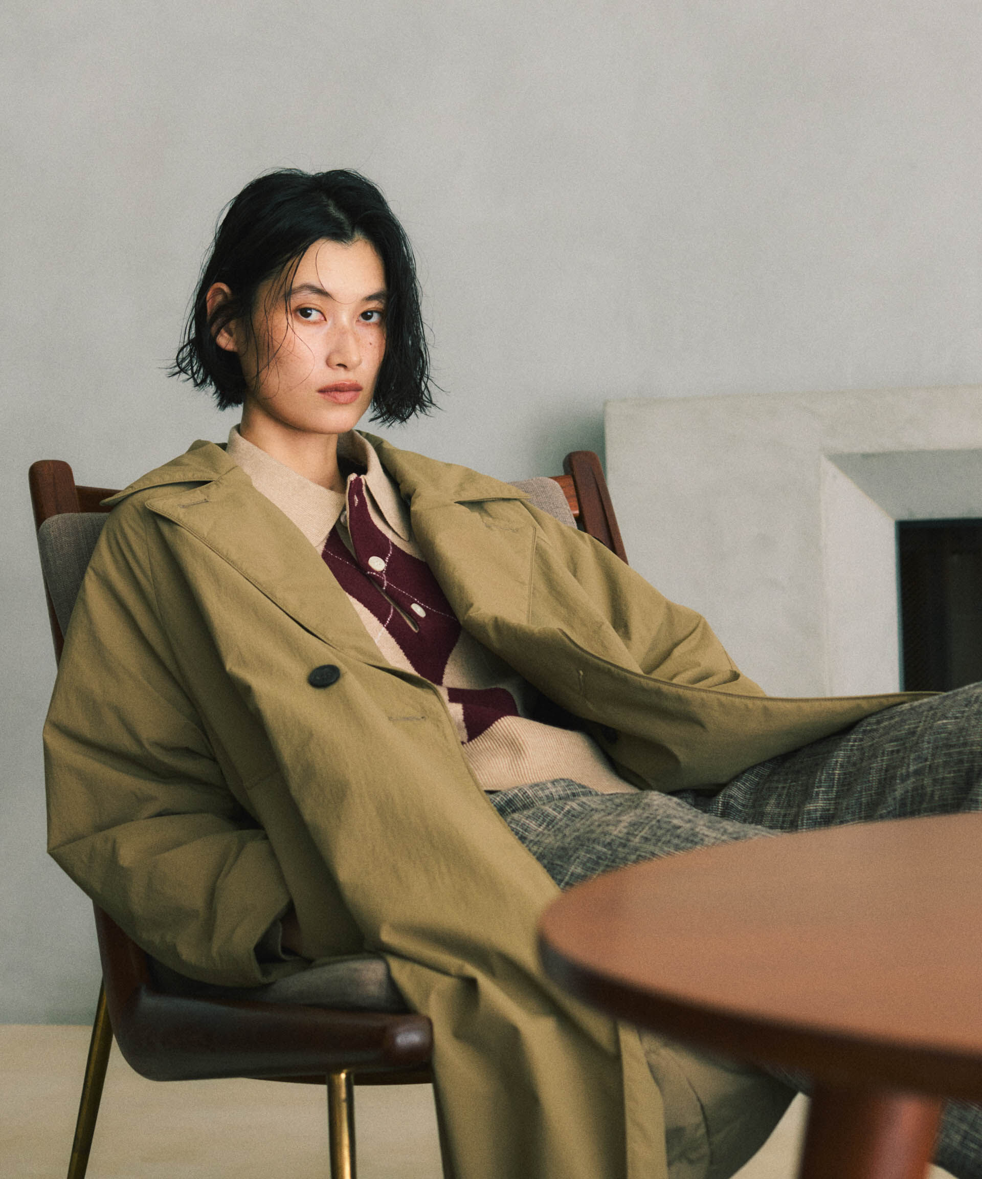 nano･universe「ETHERMALOFT(R)AEROGEL 中綿リバーシブルコート」|その他|