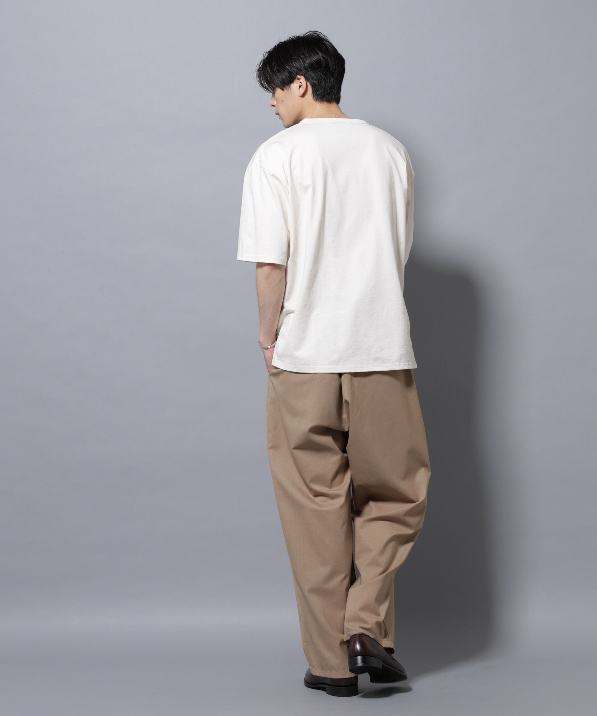 nano･universe「リラックスフットボールＴシャツ 半袖」|Tシャツ・カットソー|