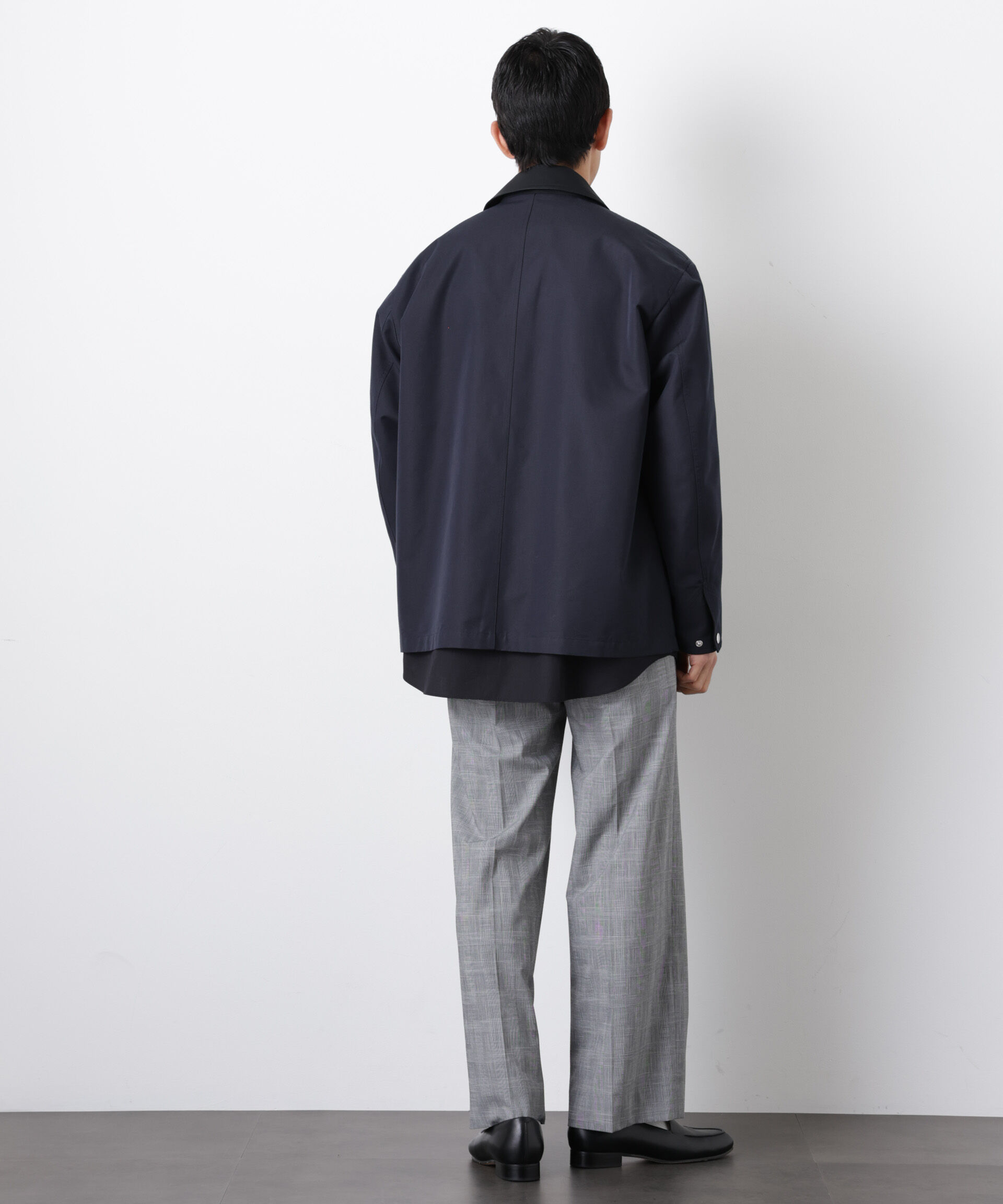 nano･universe「オーバージャケット「WARP PRINT」ライニング/撥水」|その他|