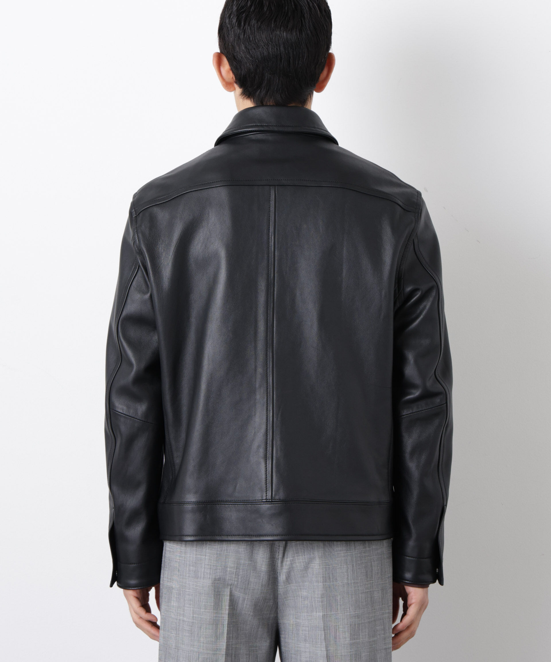 ラムナッパレザーライダースジャケット（nano・universe）｜ルミネの