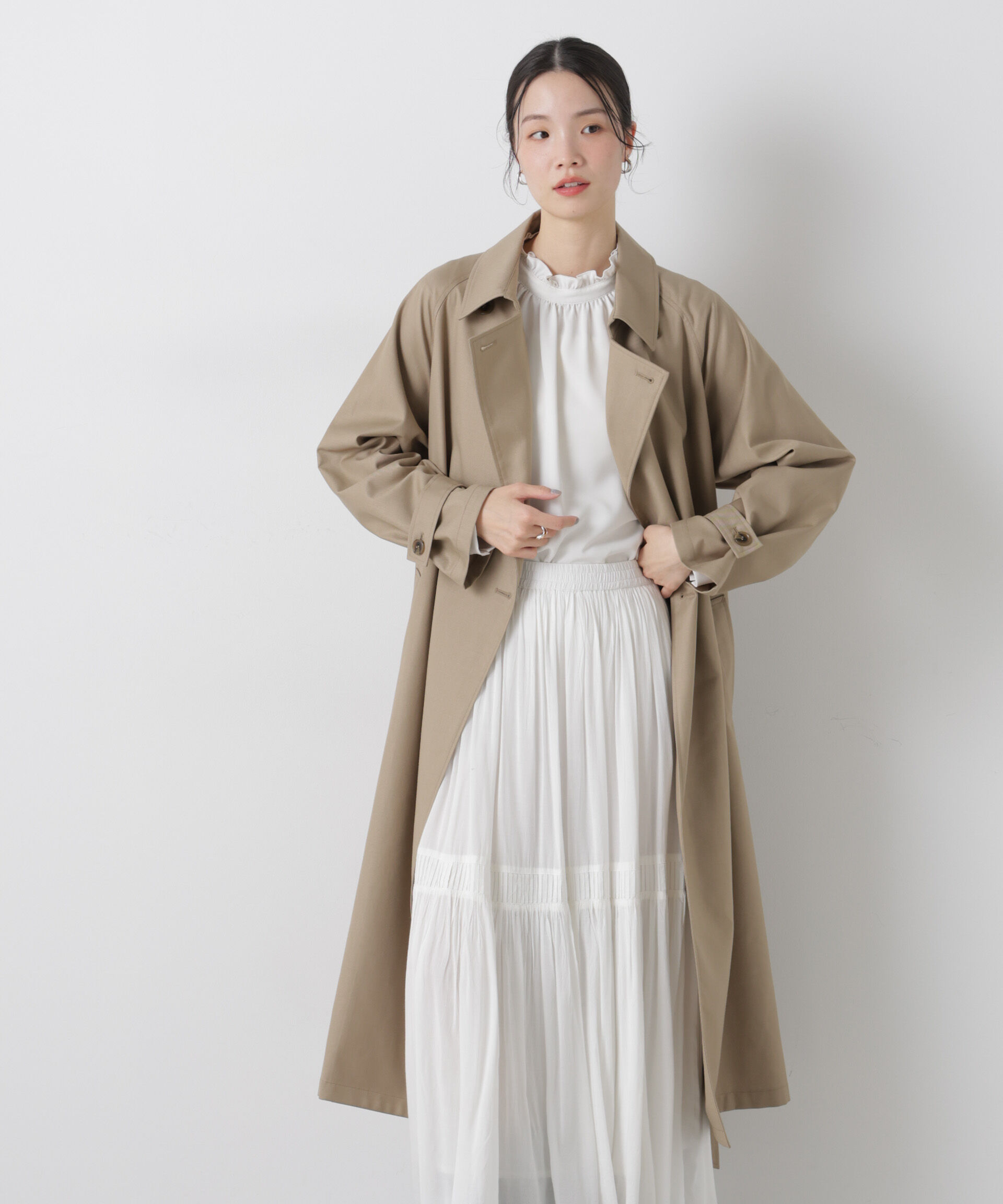nano･universe「撥水＆花粉ガード トレンチコート」|その他|