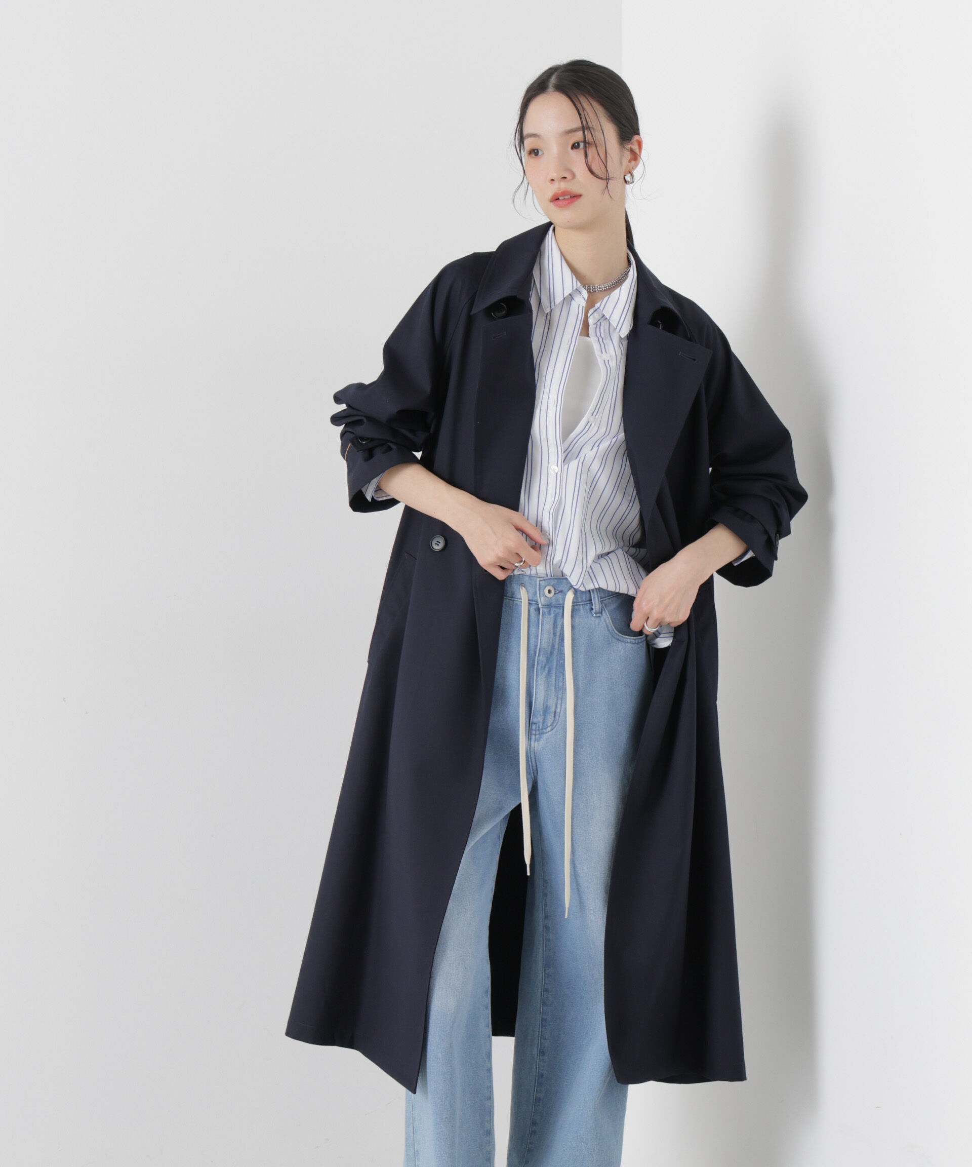 nano･universe「撥水＆花粉ガード トレンチコート」|その他|